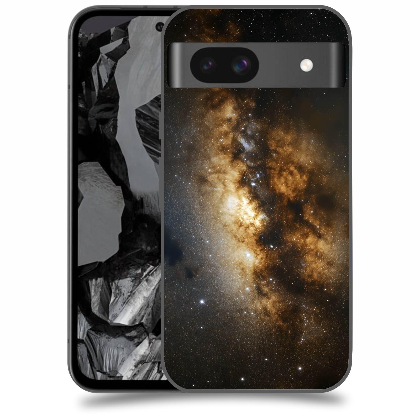 ACOVER Kryt na mobil Google Pixel 8A - Kosmický oheň