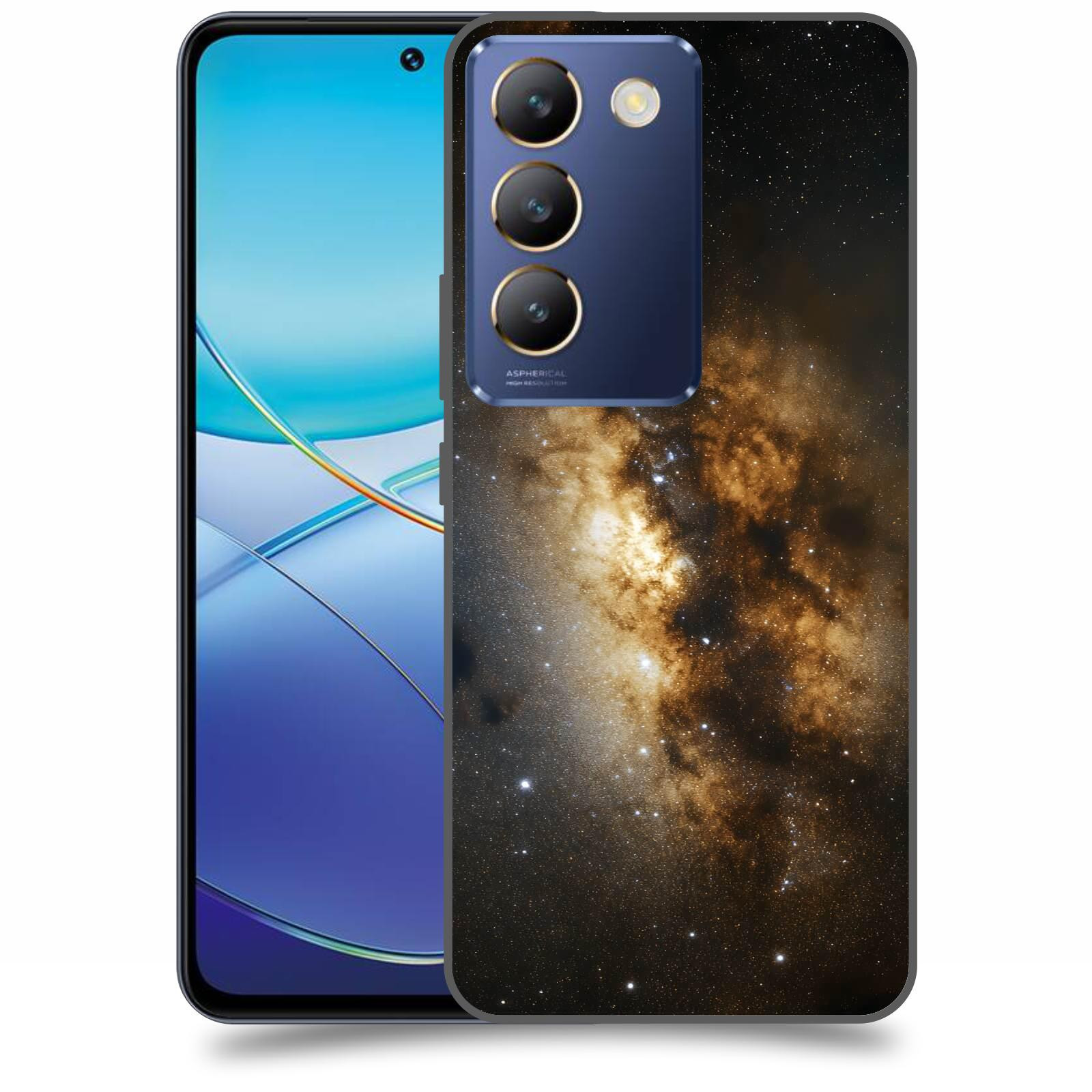 ACOVER Kryt na mobil Vivo V40SE - Kosmický oheň