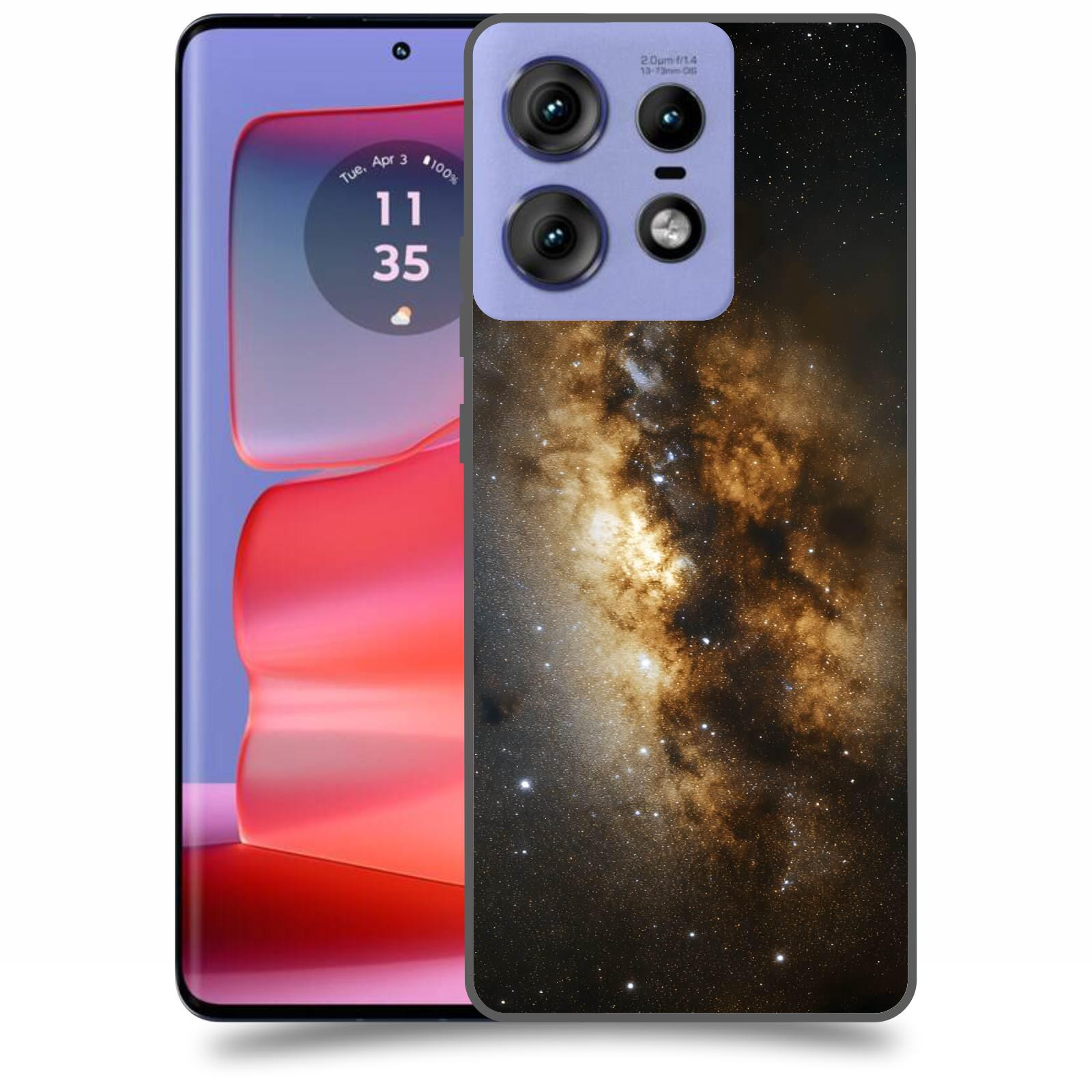 ACOVER Kryt na mobil Motorola Edge 50 Pro - Kosmický oheň