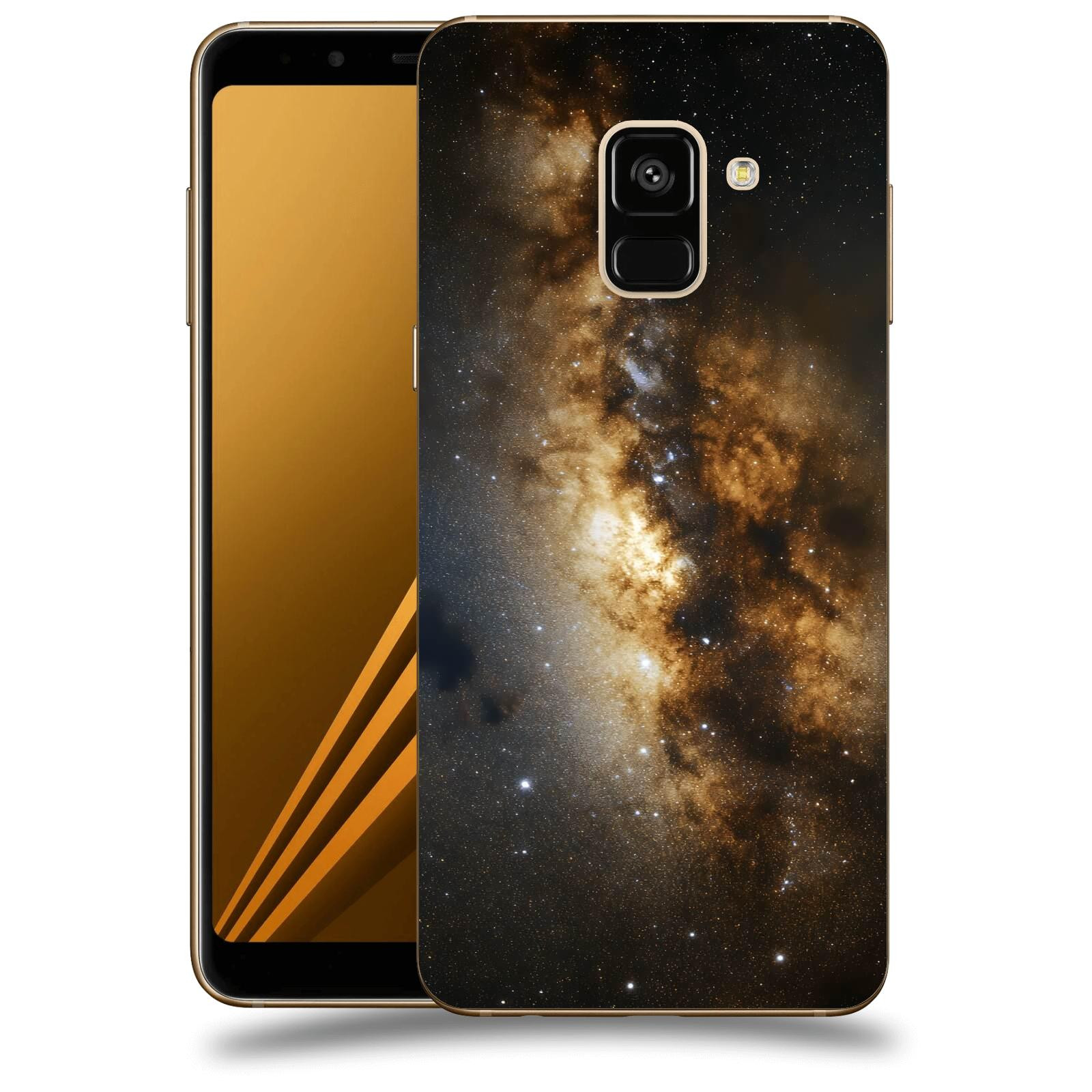 ACOVER Kryt na mobil Samsung Galaxy A8 2018 A530F - Kosmický oheň