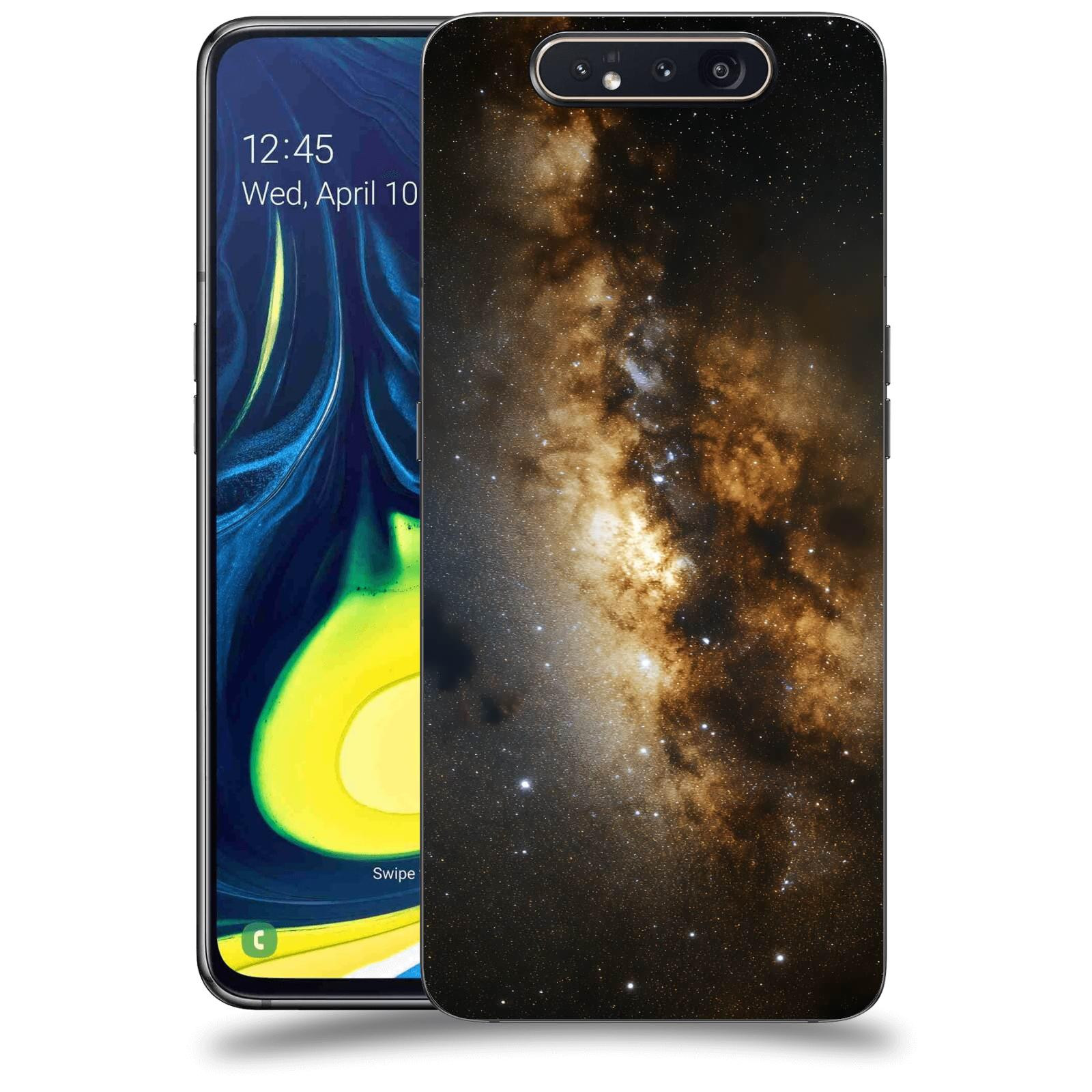 ACOVER Kryt na mobil Samsung Galaxy A80 A805F - Kosmický oheň