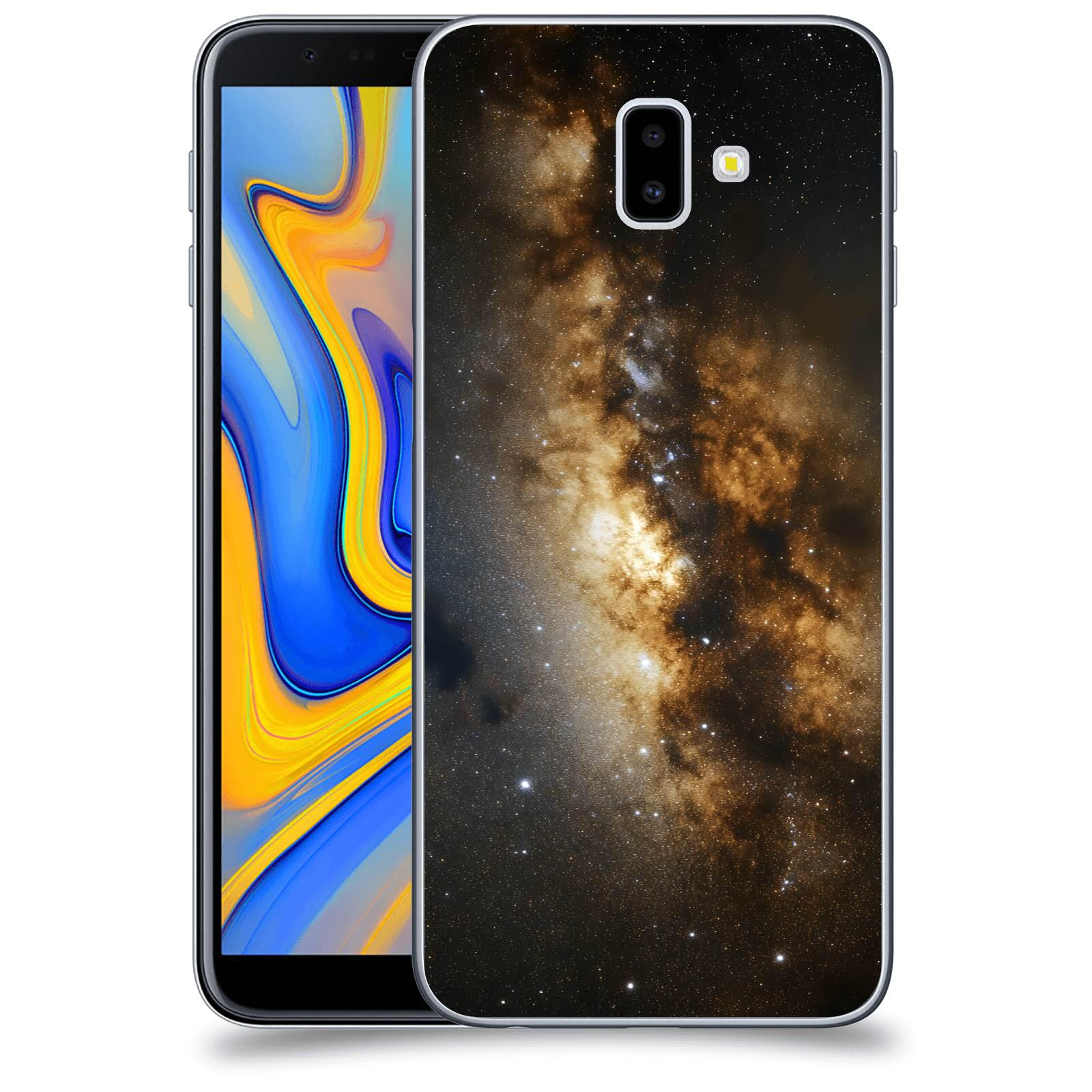 ACOVER Kryt na mobil Samsung Galaxy J6+ J610F - Kosmický oheň