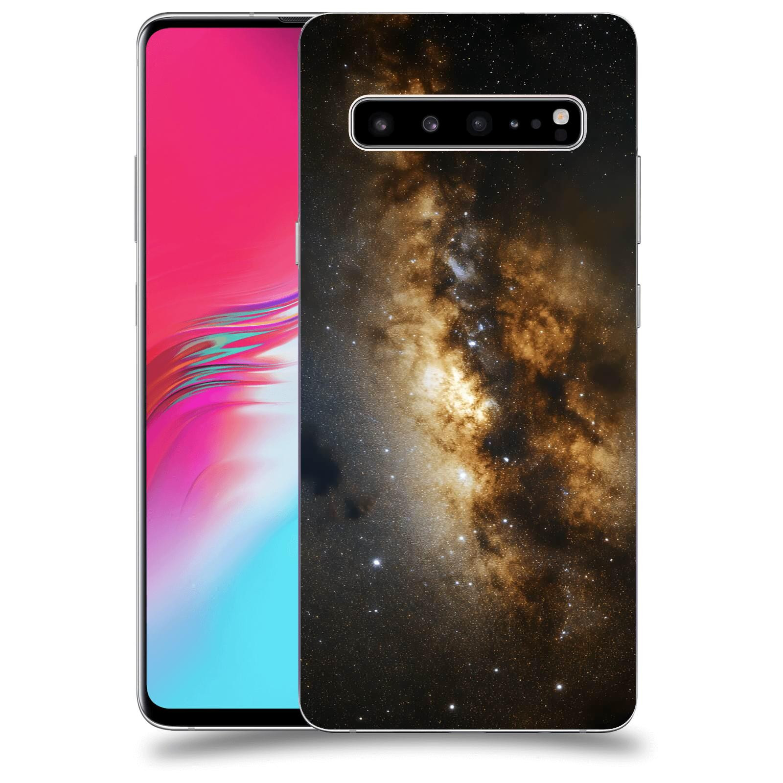 ACOVER Kryt na mobil Samsung Galaxy S10 G973 - Kosmický oheň