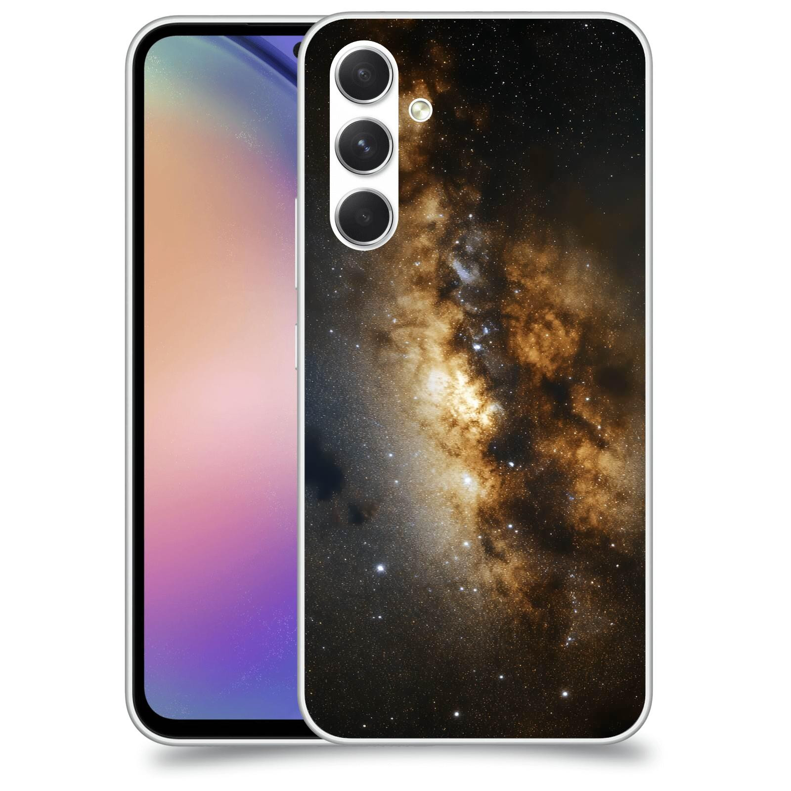 ACOVER Kryt na mobil Samsung Galaxy M54 5G - Kosmický oheň