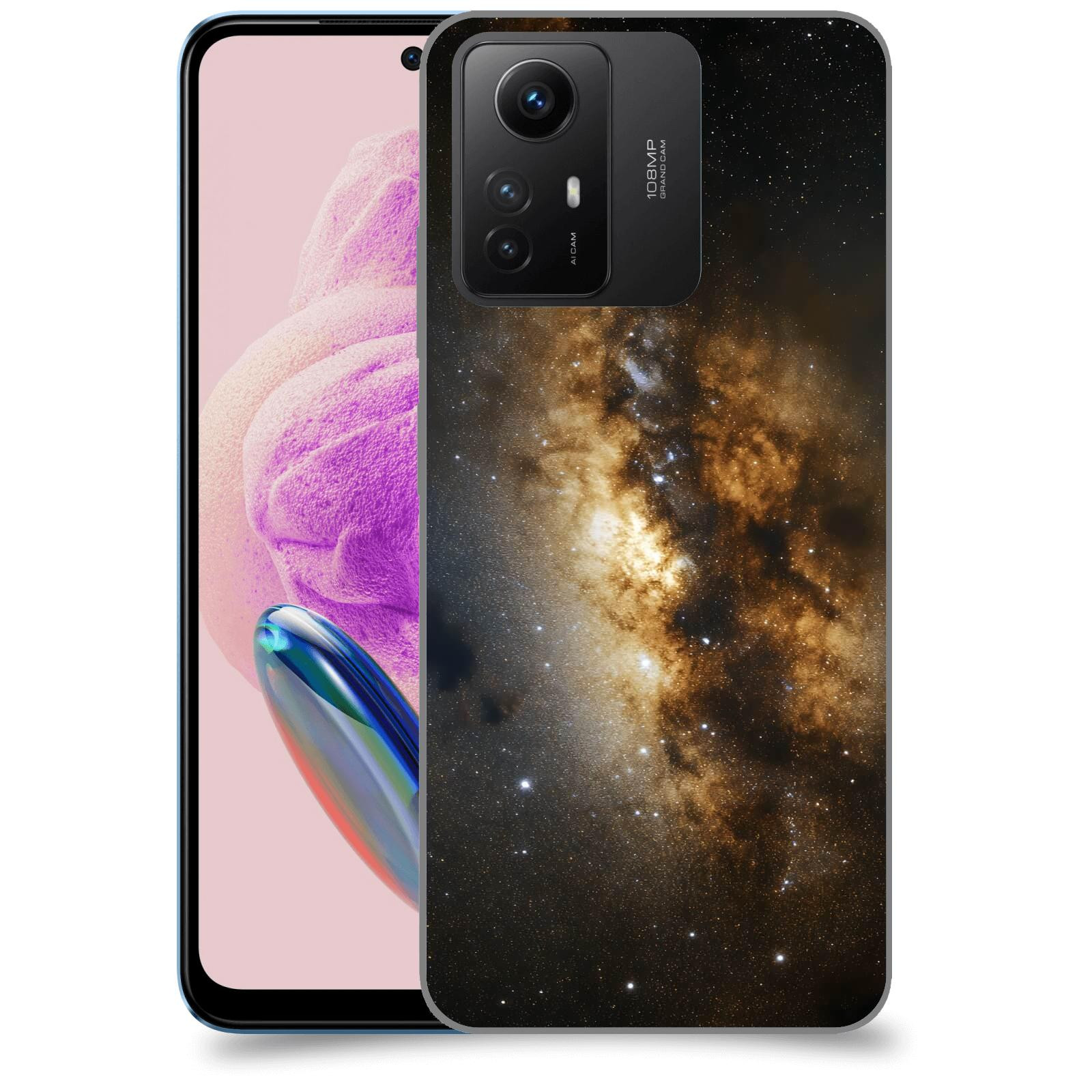 ACOVER Kryt na mobil Xiaomi Redmi Note 12S - Kosmický oheň