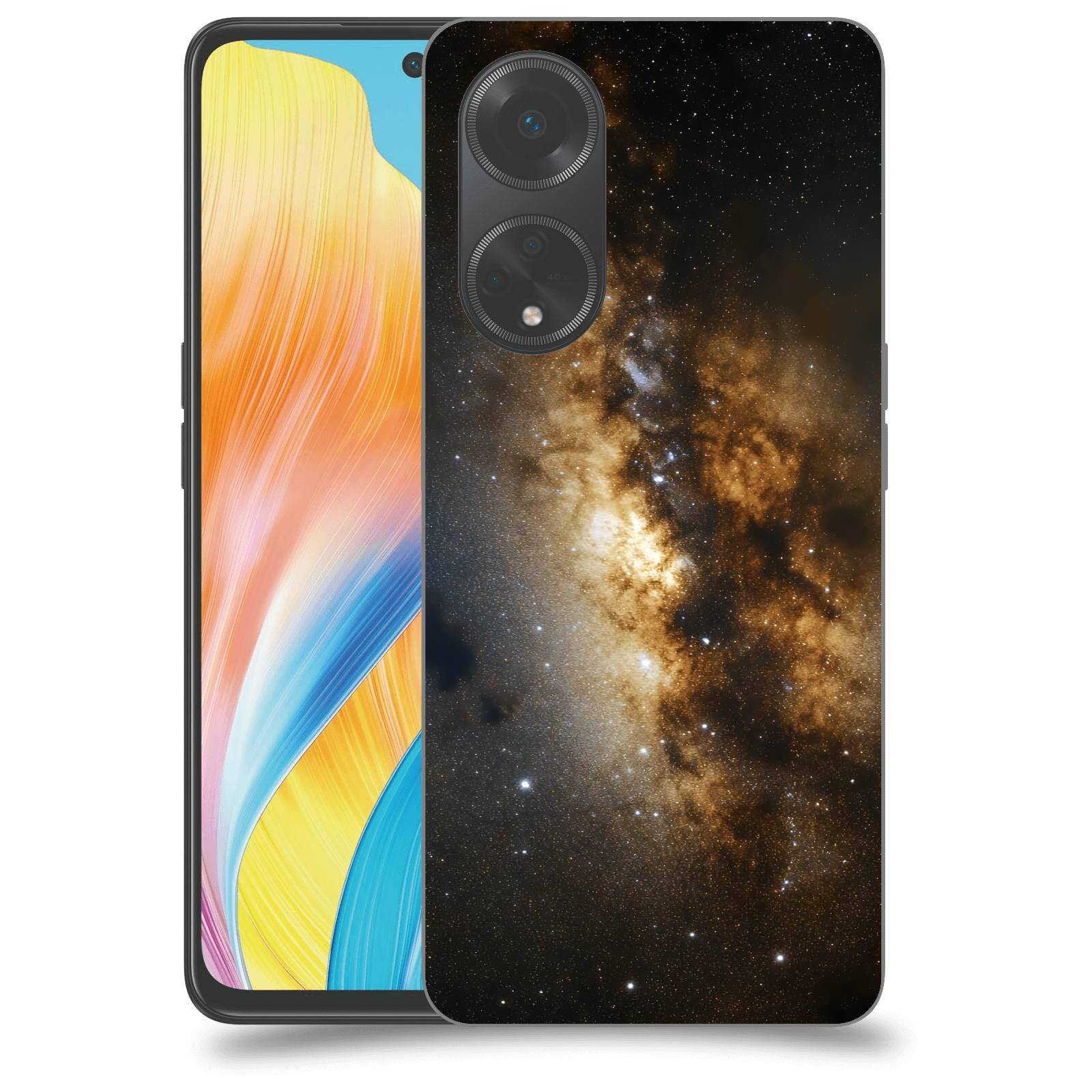 ACOVER Kryt na mobil OPPO A98 5G - Kosmický oheň