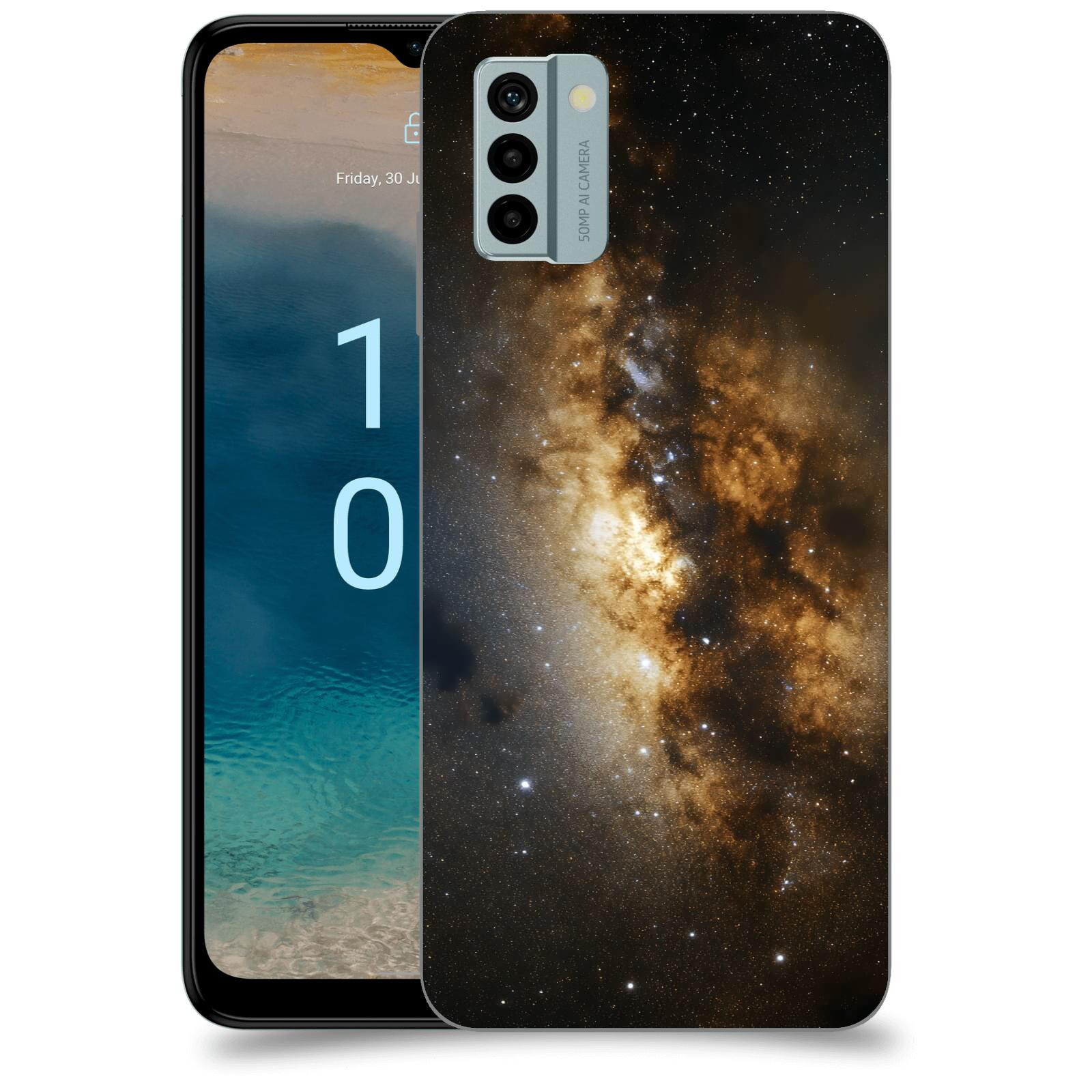 ACOVER Kryt na mobil Nokia G22 - Kosmický oheň