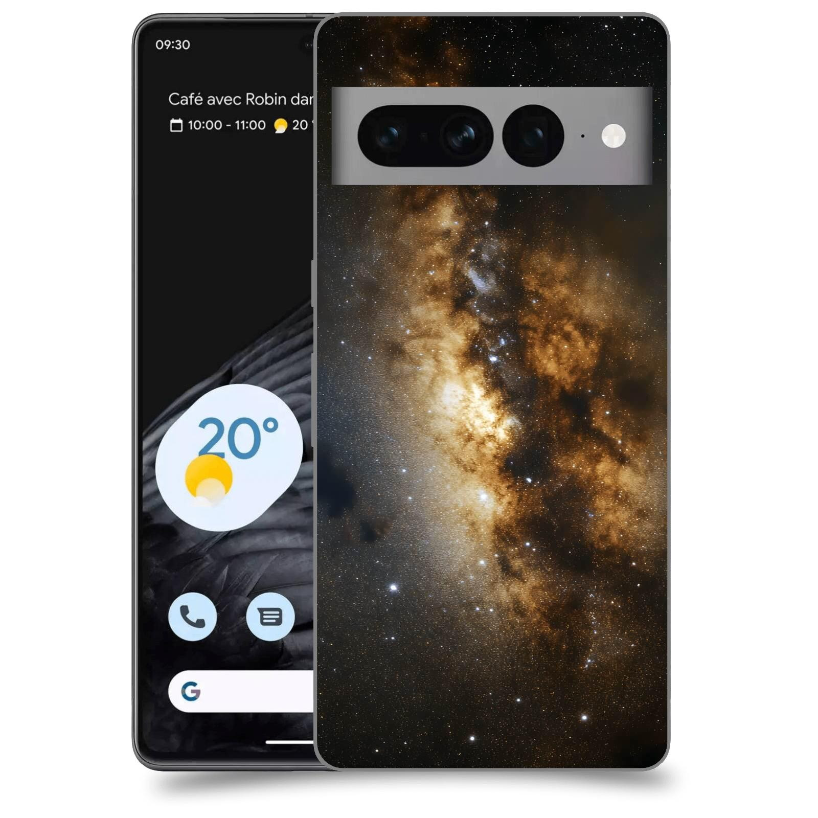 ACOVER Kryt na mobil Google pixel 7 pro - Kosmický oheň