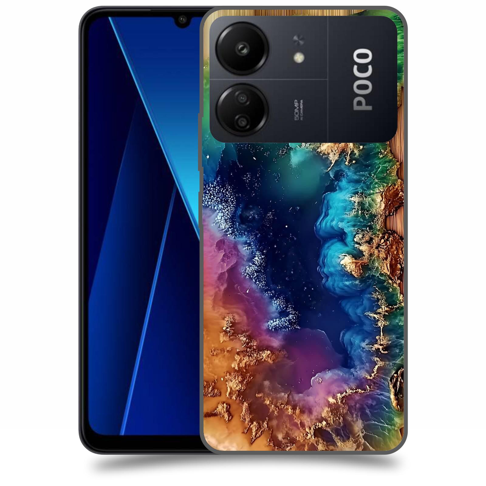 ACOVER Kryt na mobil Poco C65 - Krystalická energie