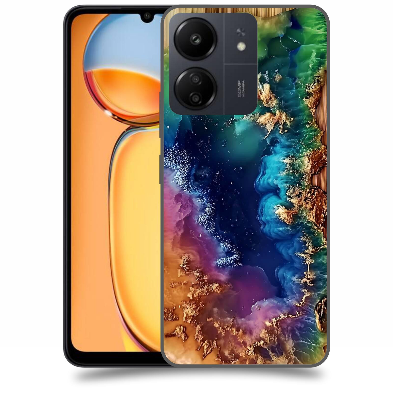 ACOVER Kryt na mobil Xiaomi Redmi 13C 4G  Krystalická energie