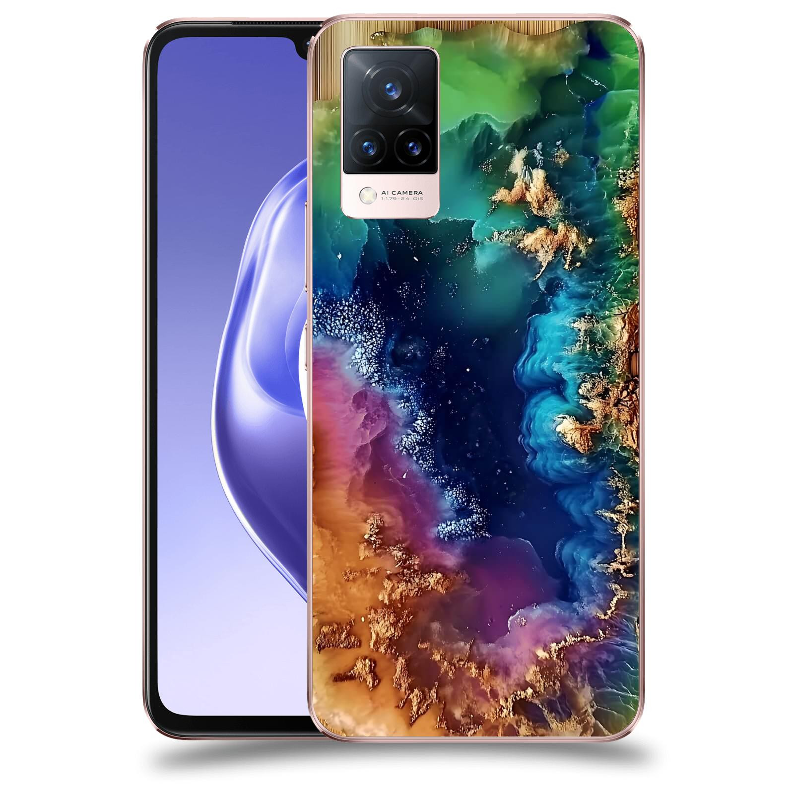 ACOVER Kryt na mobil Vivo V21 5G - Krystalická energie