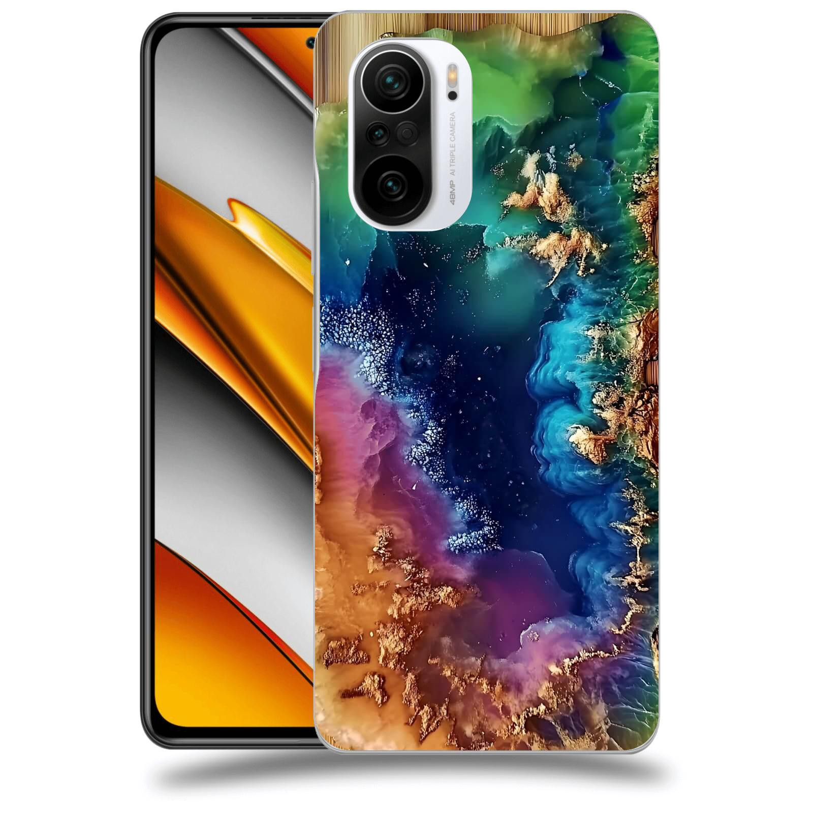 ACOVER Kryt na mobil Xiaomi Poco F3 - Krystalická energie