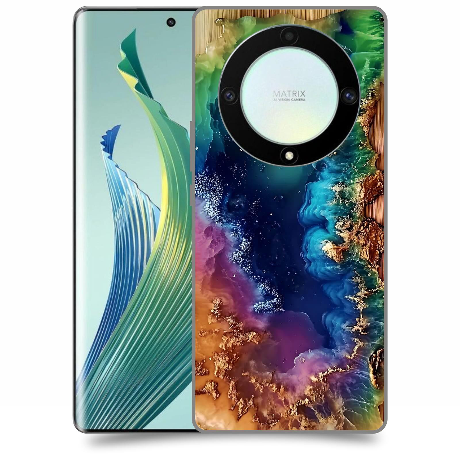 ACOVER Kryt na mobil Honor Magic 5 Lite 5G - Krystalická energie