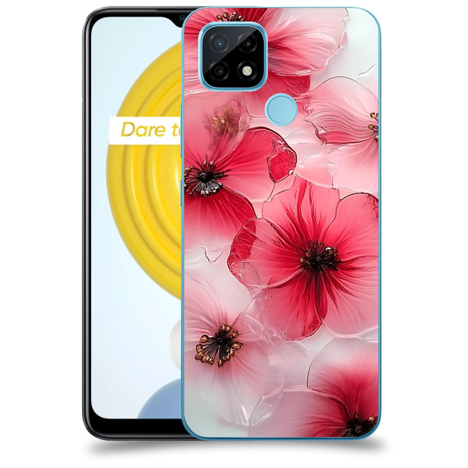 ACOVER Kryt na mobil Realme C21 - Křehká elegance