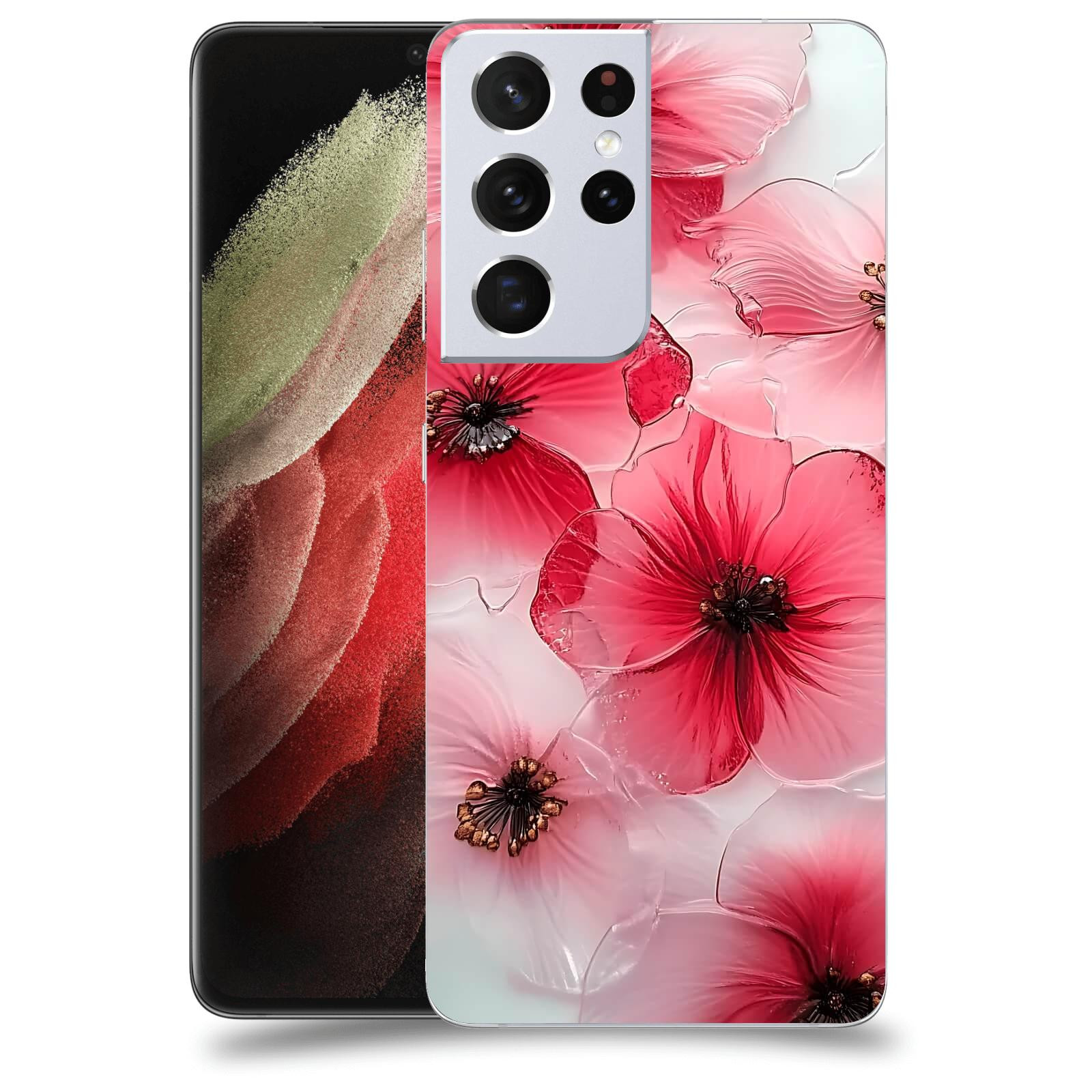 ACOVER Kryt na mobil Samsung Galaxy S21 Ultra 5G G998B - Křehká elegance