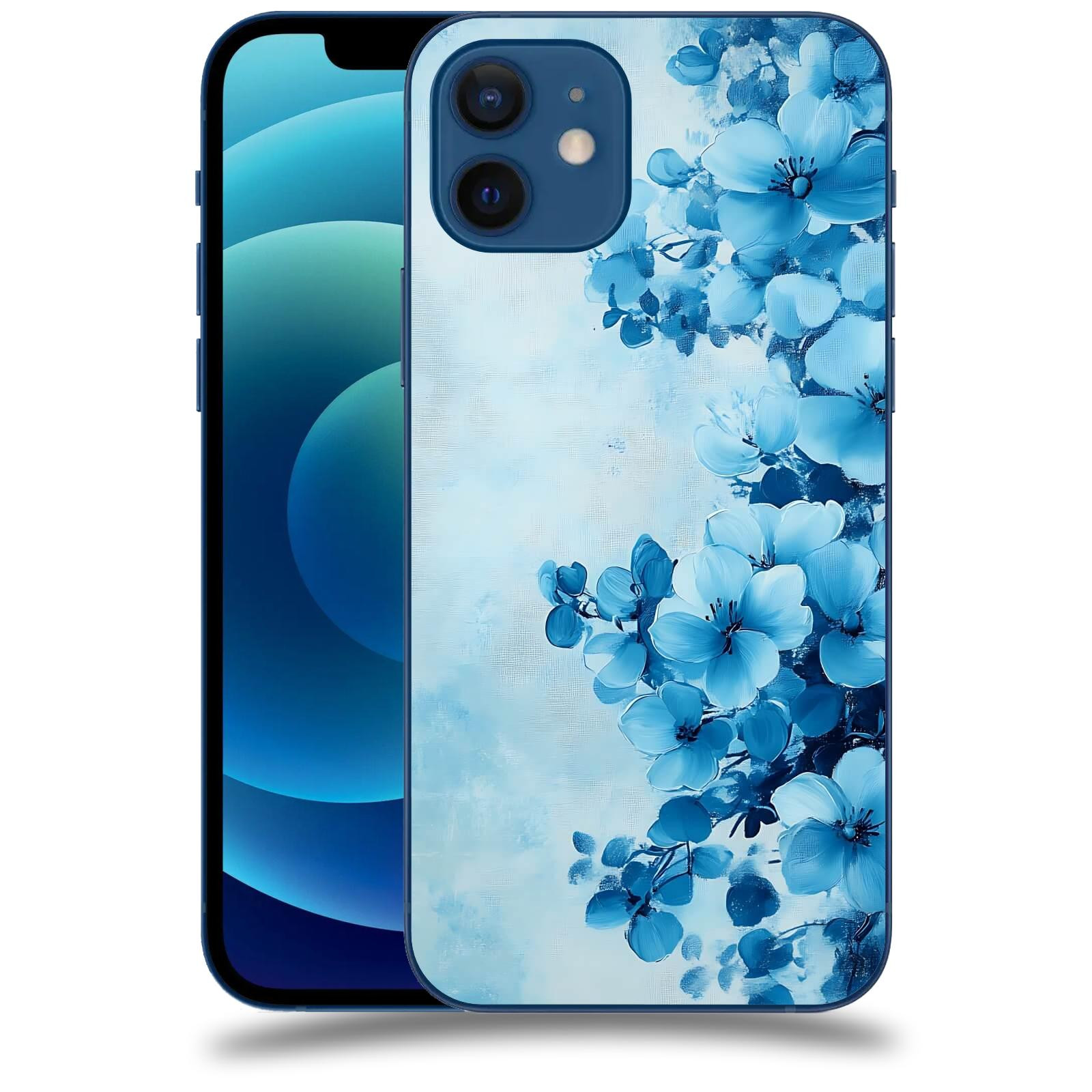 ACOVER Kryt na mobil Apple iPhone 12 - Květinová malba