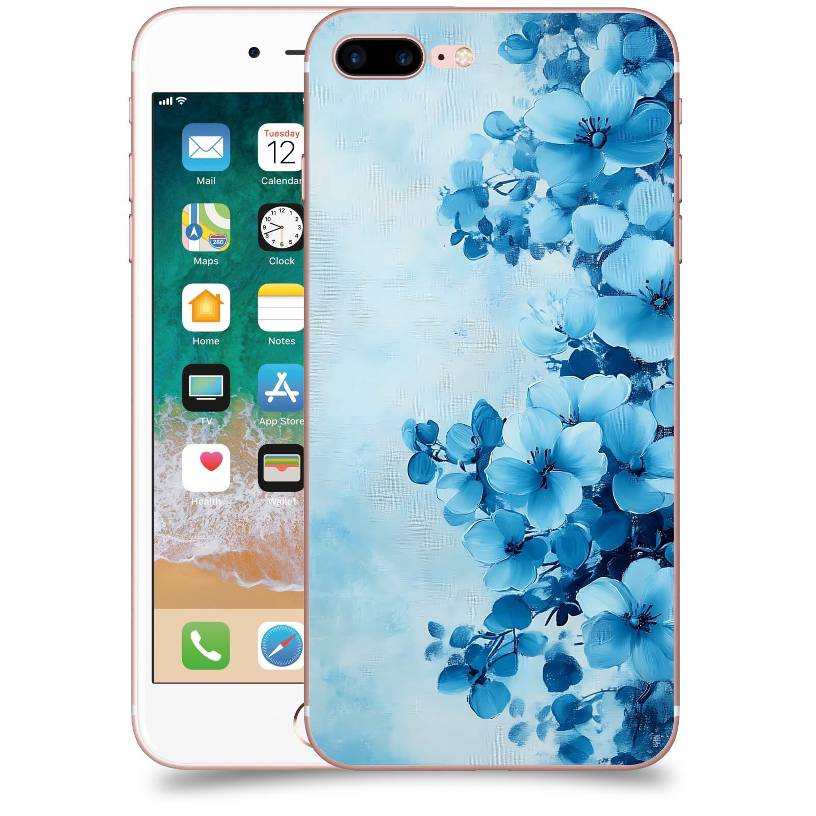 ACOVER Kryt na mobil Apple iPhone 7 Plus - Květinová malba