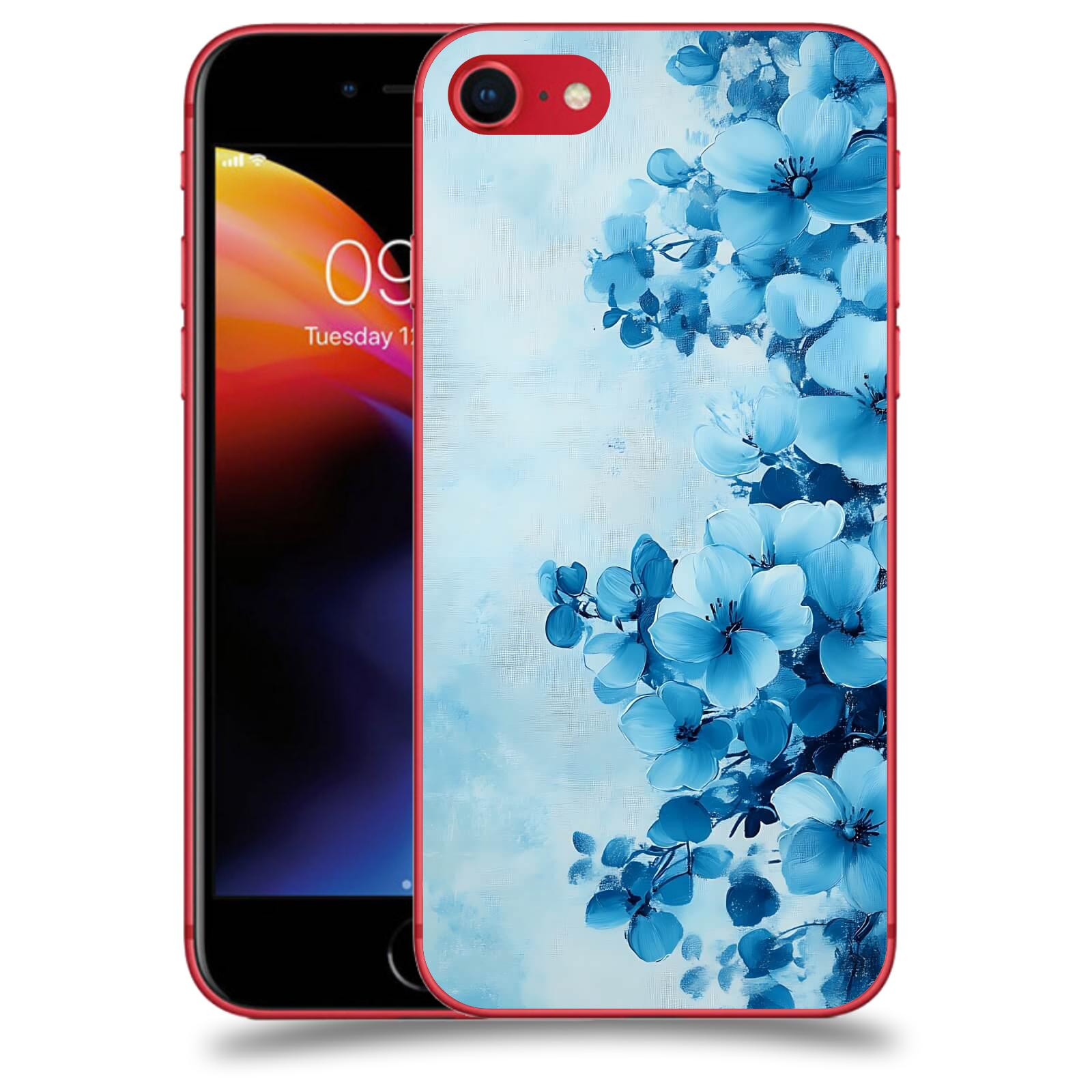 ACOVER Kryt na mobil Apple iPhone 8 - Květinová malba