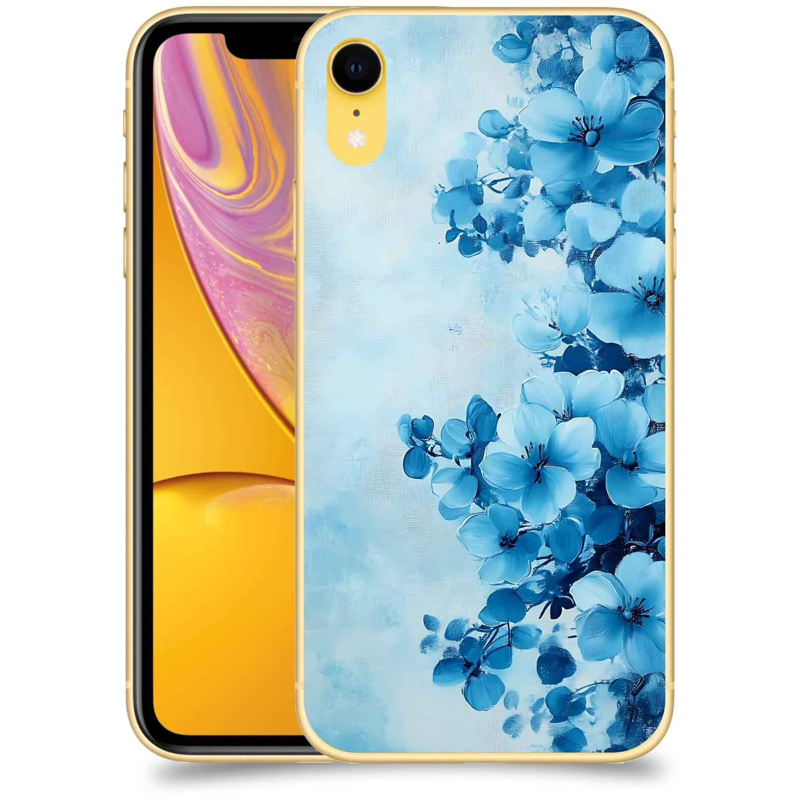 ACOVER Kryt na mobil Apple iPhone XR - Květinová malba