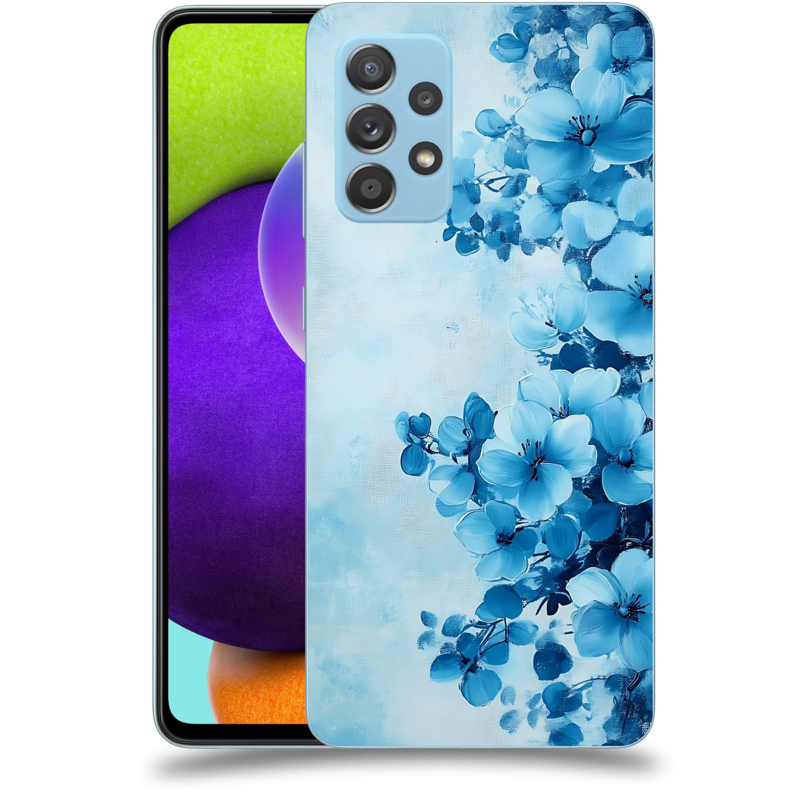 ACOVER Kryt na mobil Samsung Galaxy A52s 5G A528B - Květinová malba