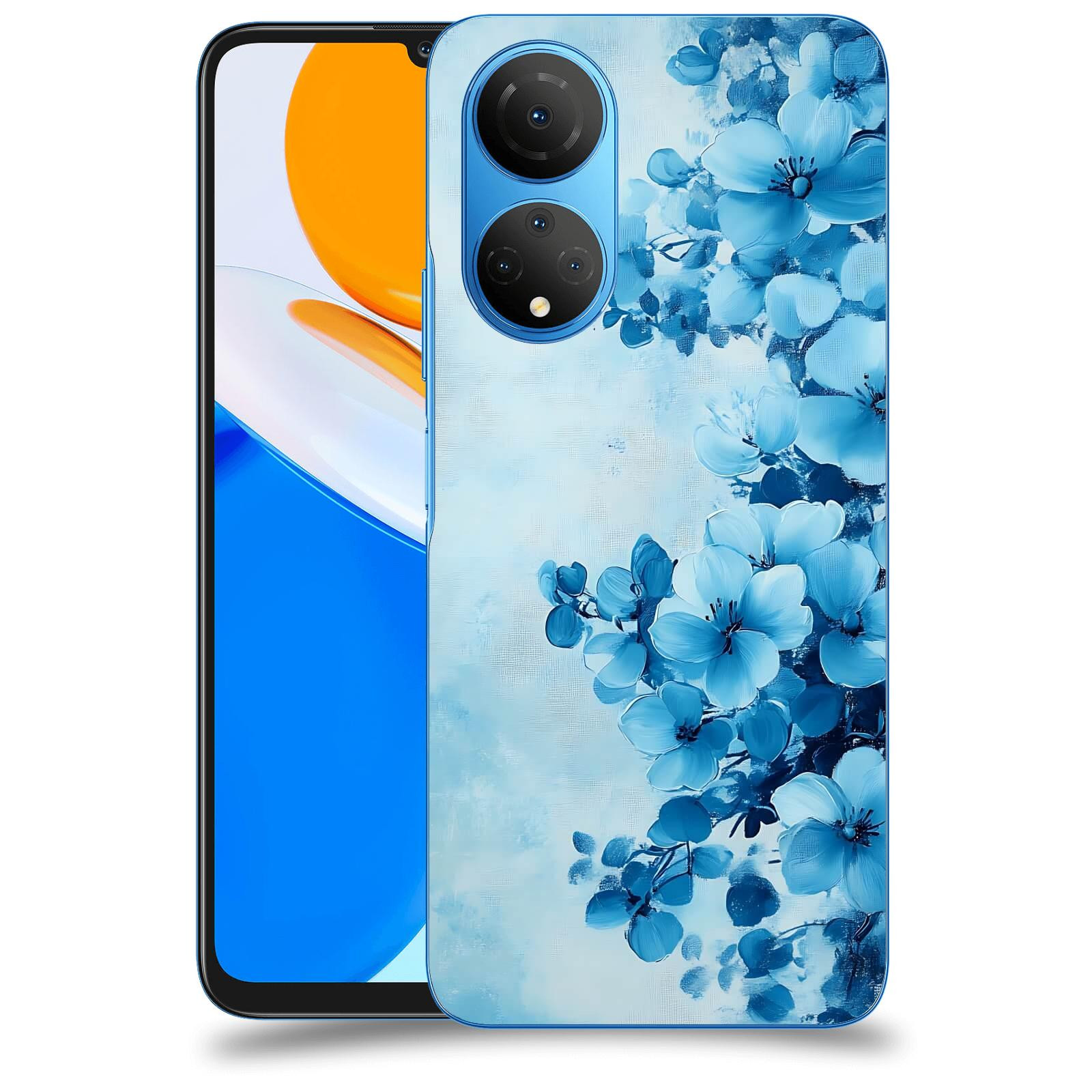 ACOVER Kryt na mobil Honor X7 - Květinová malba