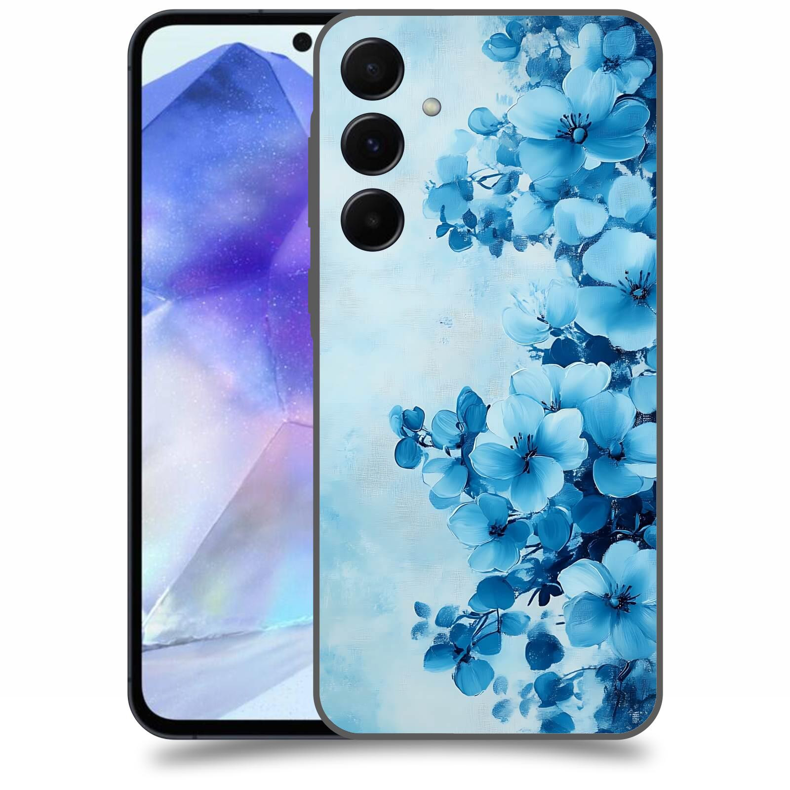 ACOVER Kryt na mobil Samsung Galaxy A55 5G - Květinová malba