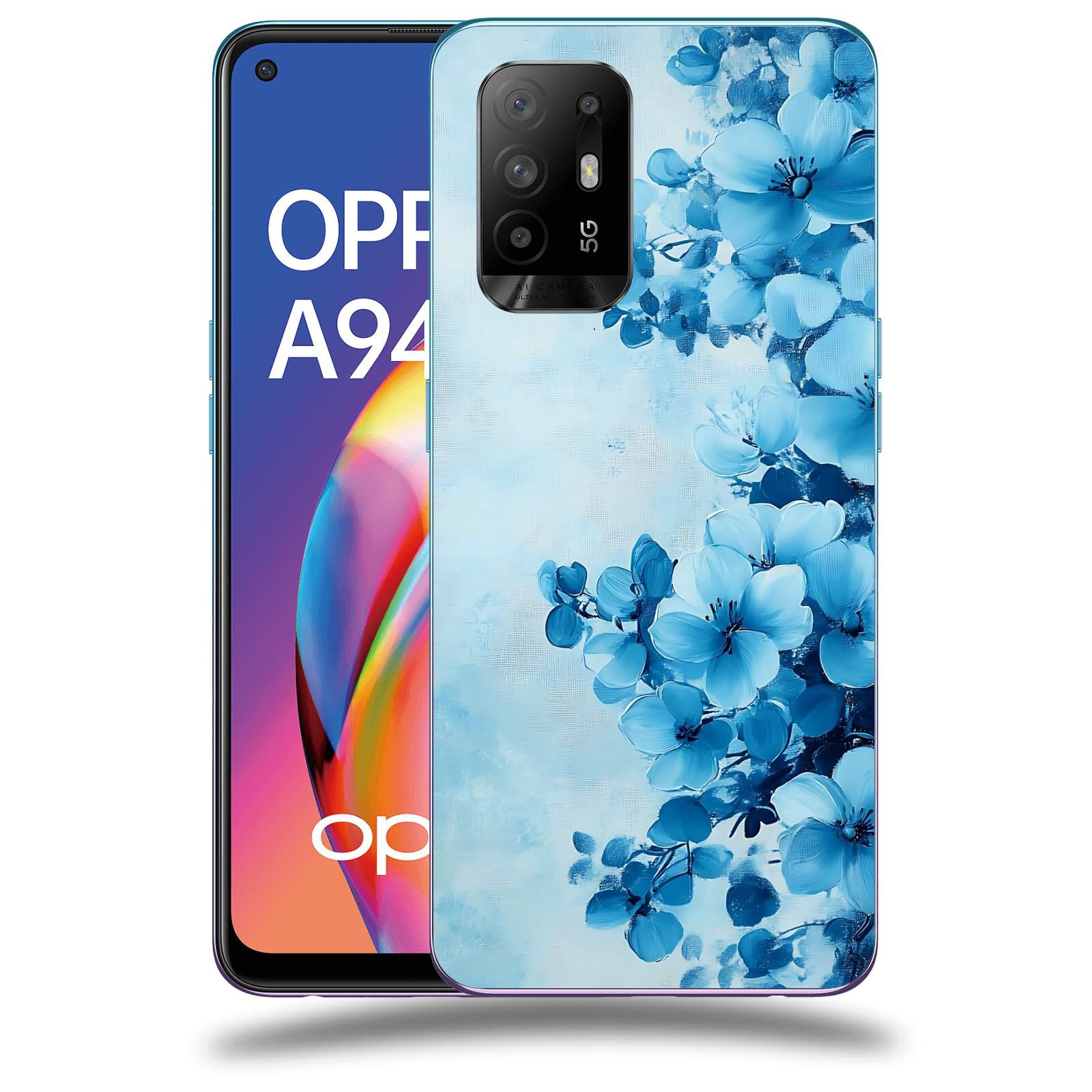 ACOVER Kryt na mobil OPPO A94 5G - Květinová malba