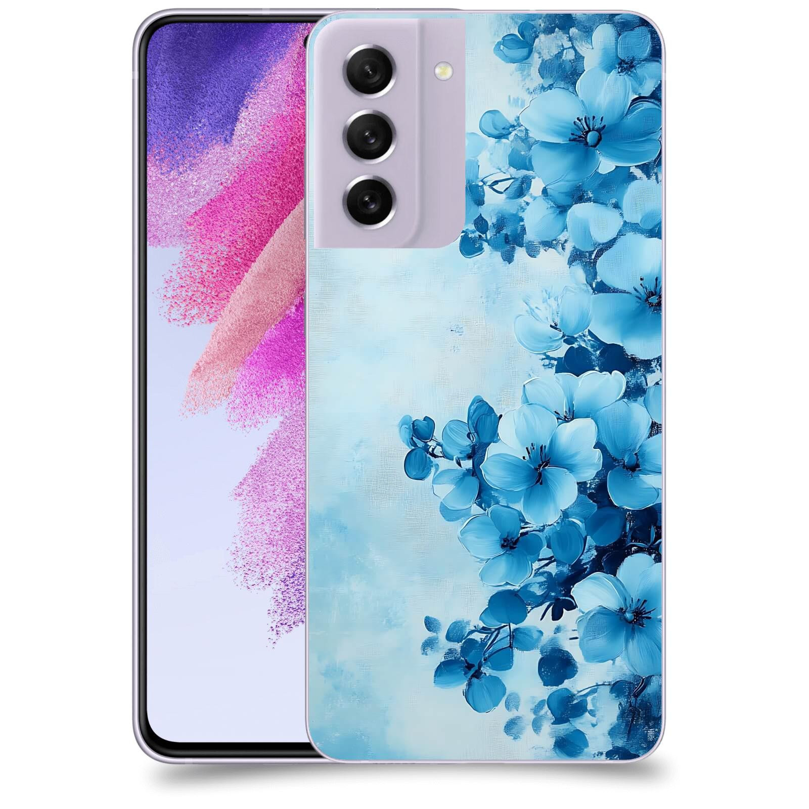 ACOVER Kryt na mobil Samsung Galaxy S21 FE 5G - Květinová malba