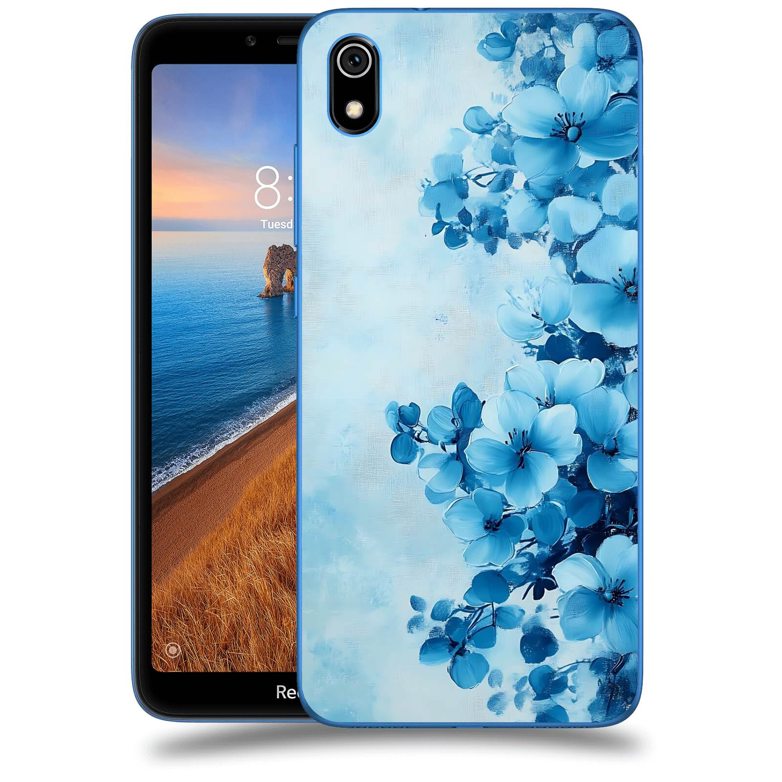 ACOVER Kryt na mobil Xiaomi Redmi 7A - Květinová malba