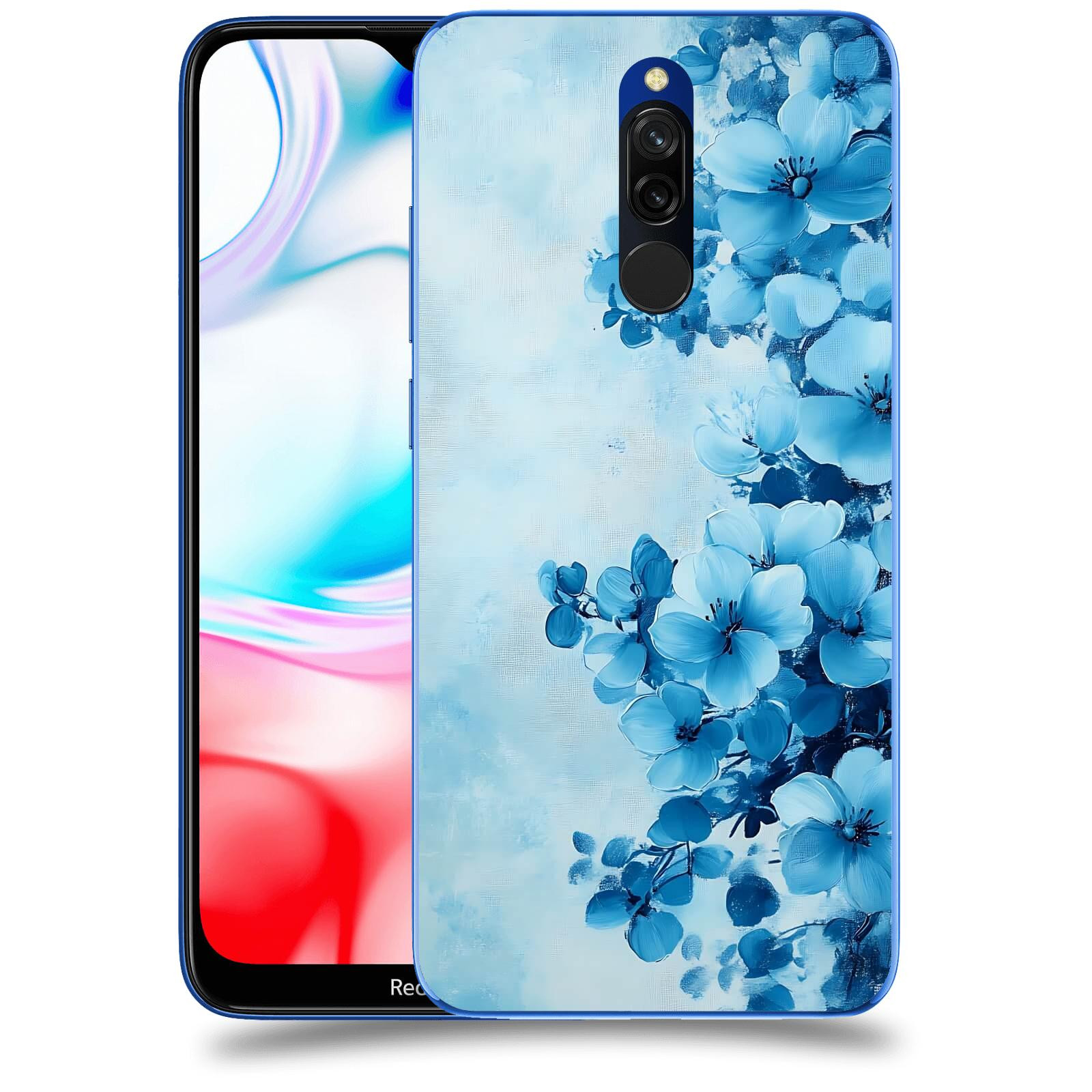 ACOVER Kryt na mobil Xiaomi Redmi 8 - Květinová malba