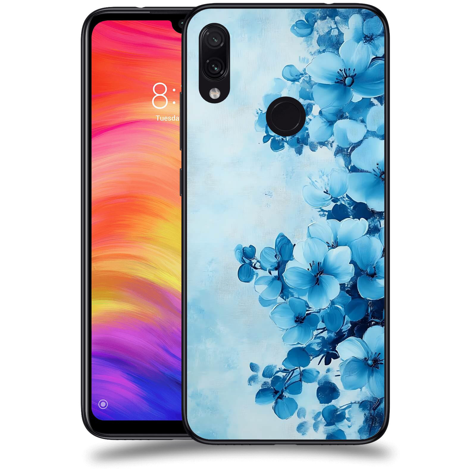 ACOVER Kryt na mobil Xiaomi Redmi Note 7 - Květinová malba