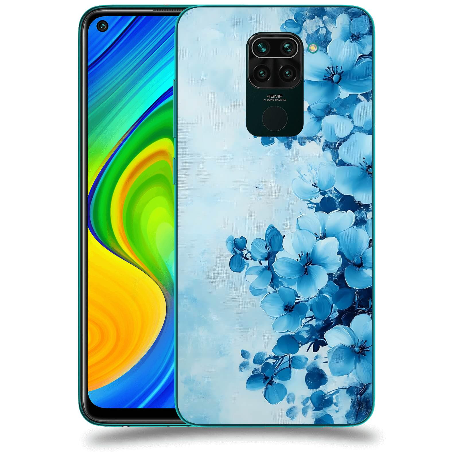 ACOVER Kryt na mobil Xiaomi Redmi Note 9 - Květinová malba
