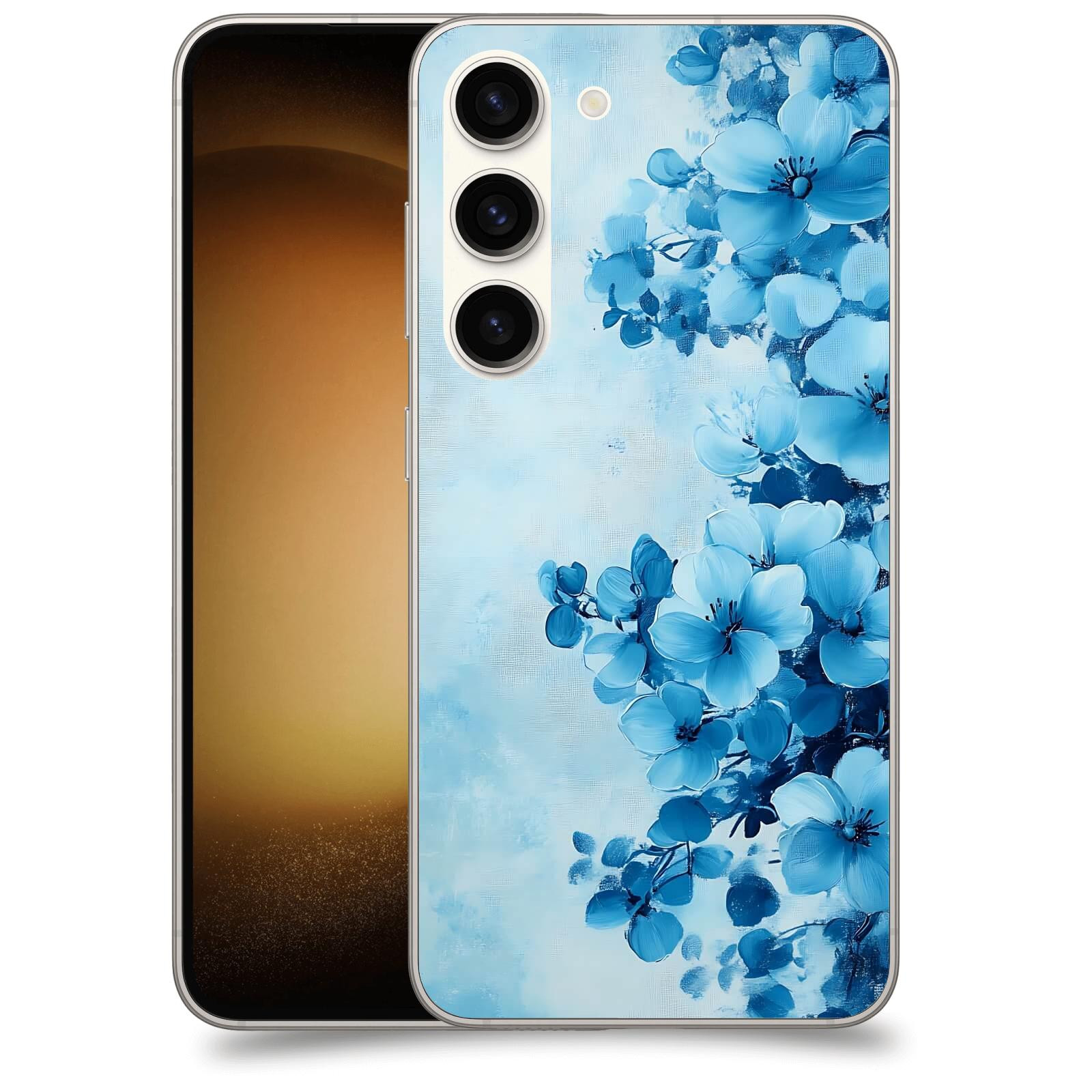 ACOVER Kryt na mobil Samsung Galaxy S23 5G - Květinová malba