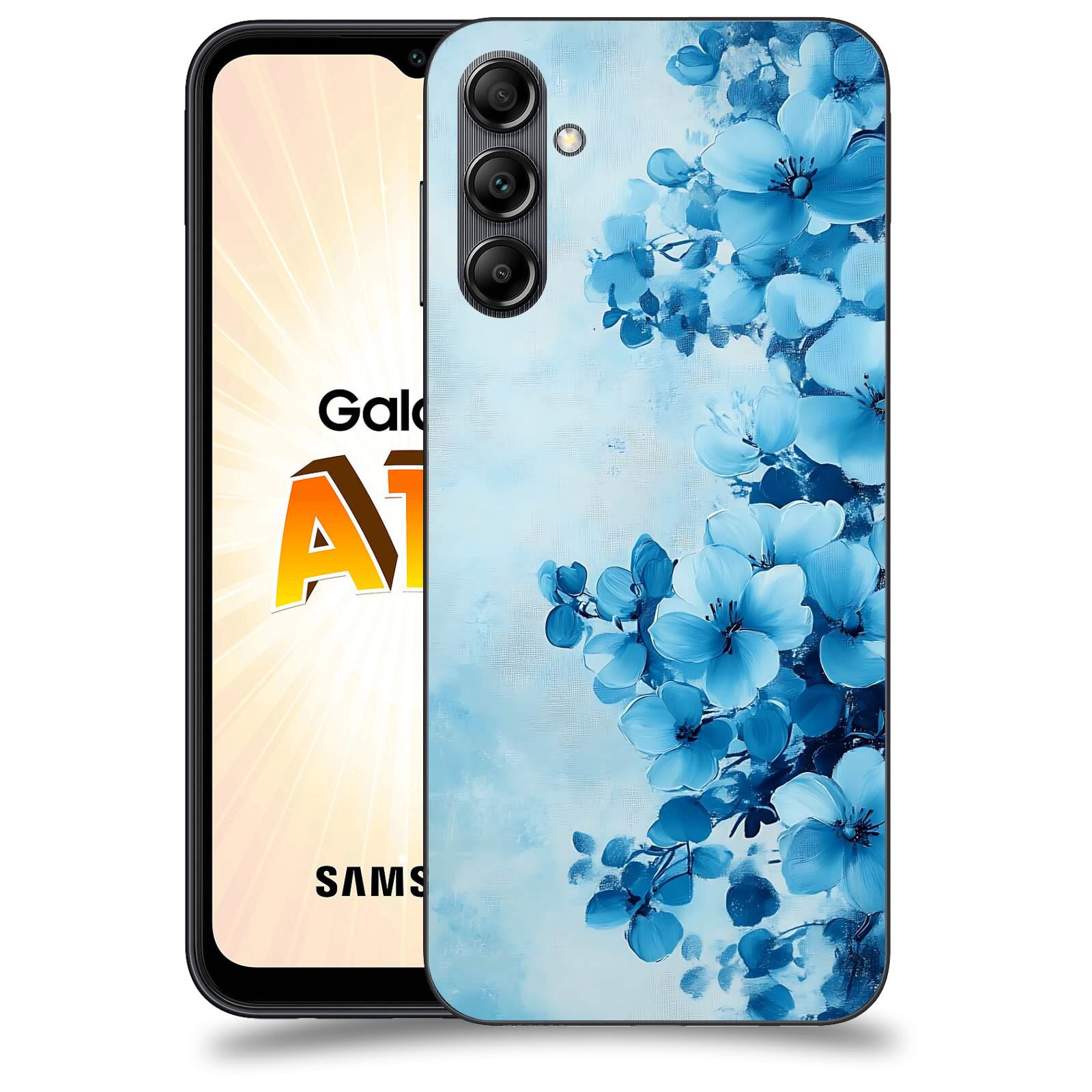 ACOVER Kryt na mobil Samsung Galaxy A14 LTE - Květinová malba