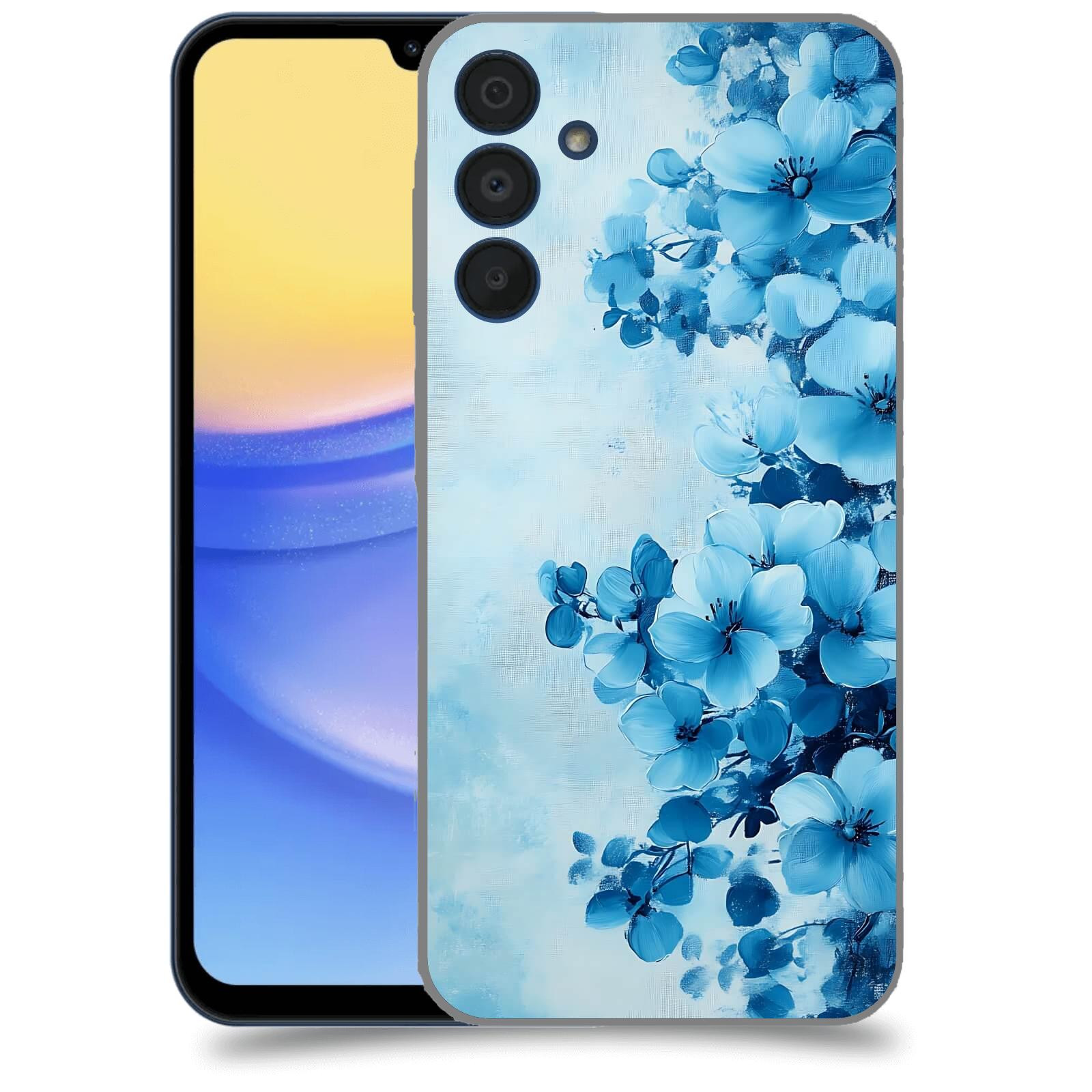ACOVER Kryt na mobil Samsung Galaxy A15 5G - Květinová malba