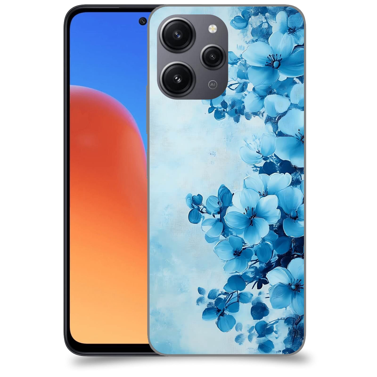 ACOVER Kryt na mobil Xiaomi Redmi 12 - Květinová malba