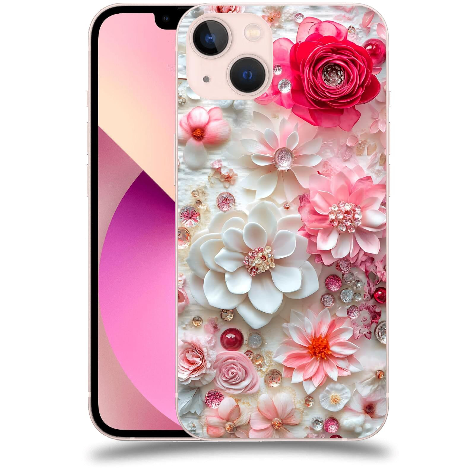 ACOVER Kryt na mobil Apple iPhone 13 - Květinový luxus