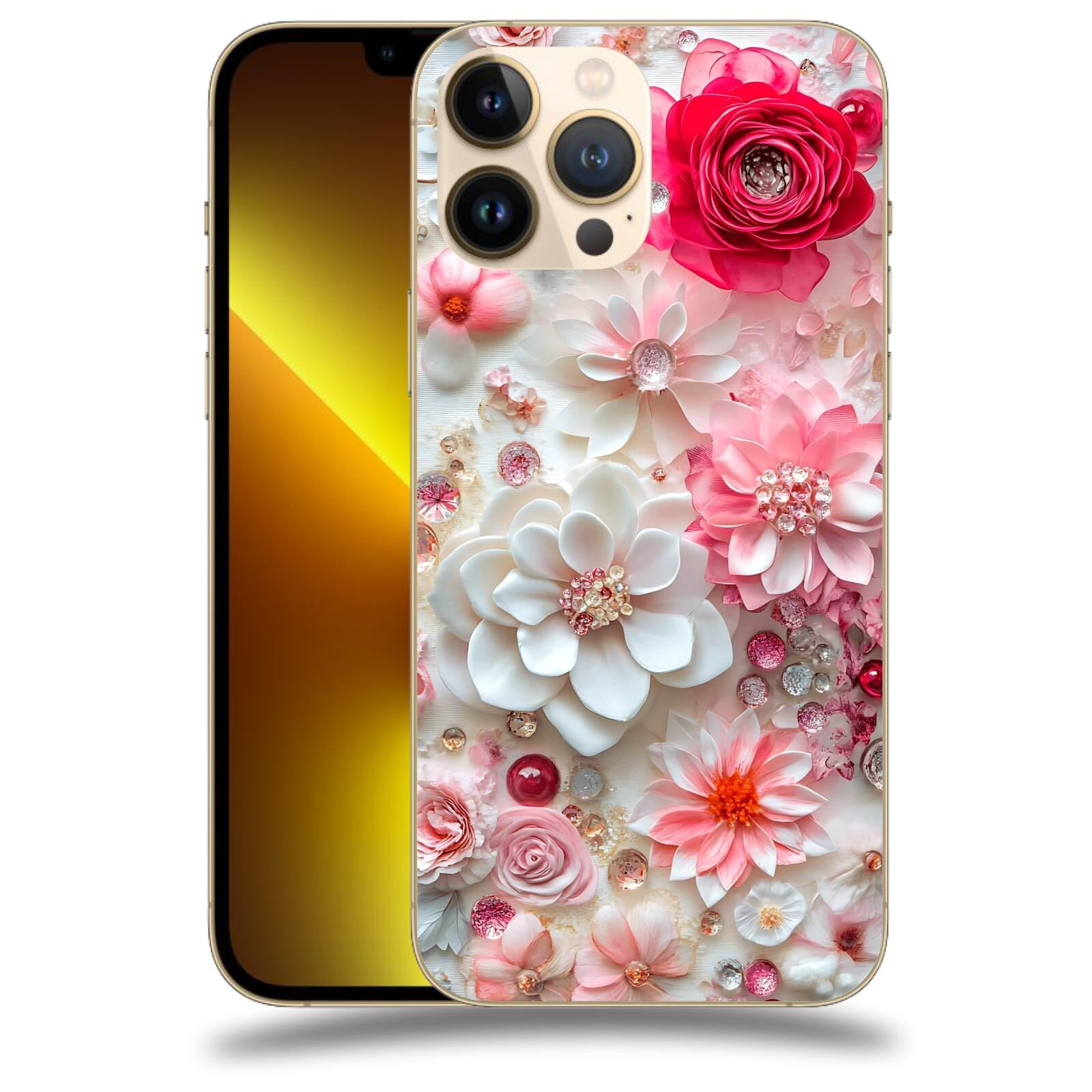 ACOVER Kryt na mobil Apple iPhone 13 Pro - Květinový luxus