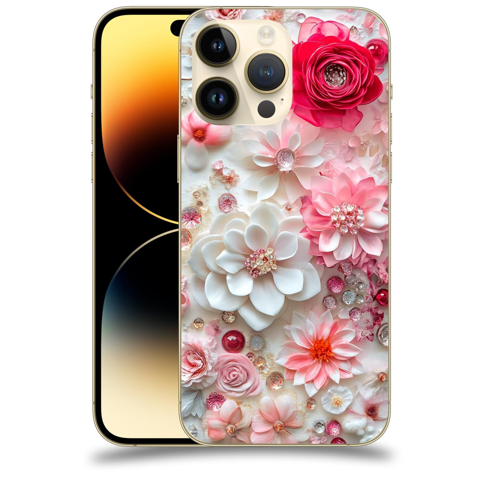 ACOVER Kryt na mobil Apple iPhone 14 Pro Max - Květinový luxus