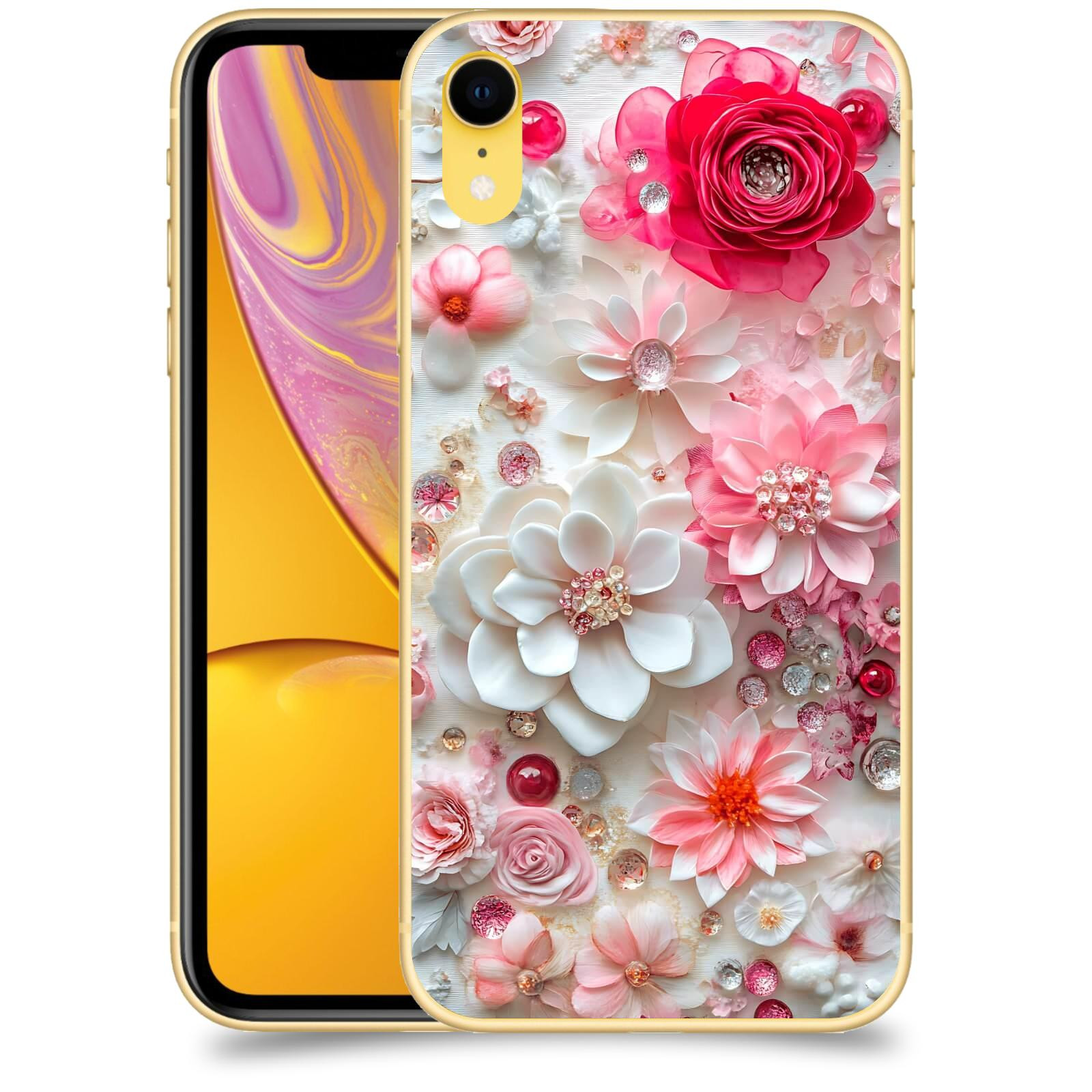 ACOVER Kryt na mobil Apple iPhone XR - Květinový luxus
