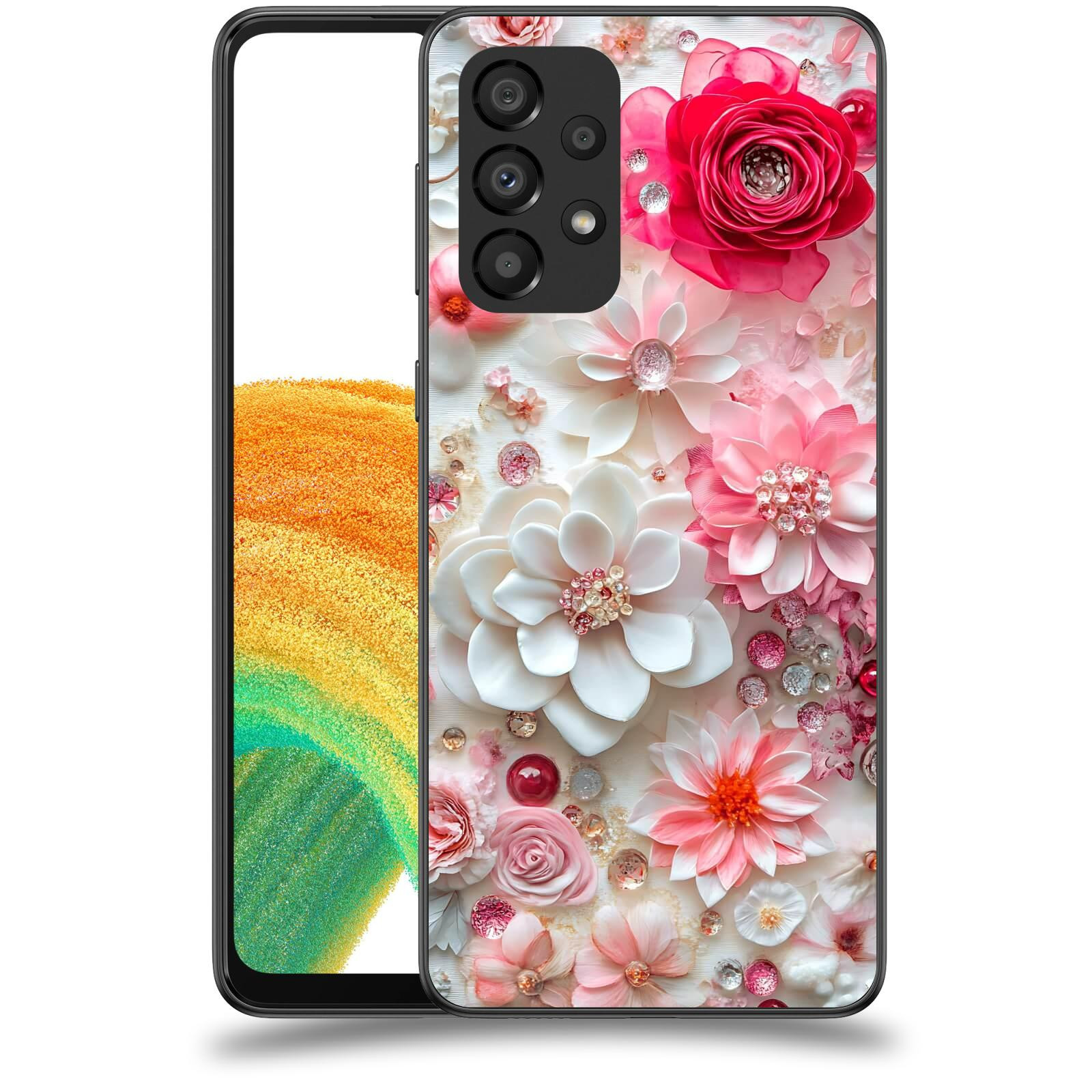 ACOVER Kryt na mobil Samsung Galaxy A33 5G A336 - Květinový luxus
