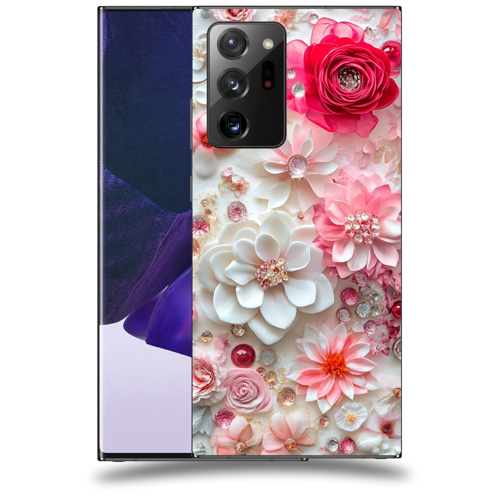 ACOVER Kryt na mobil Samsung Galaxy Note 20 Ultra - Květinový luxus
