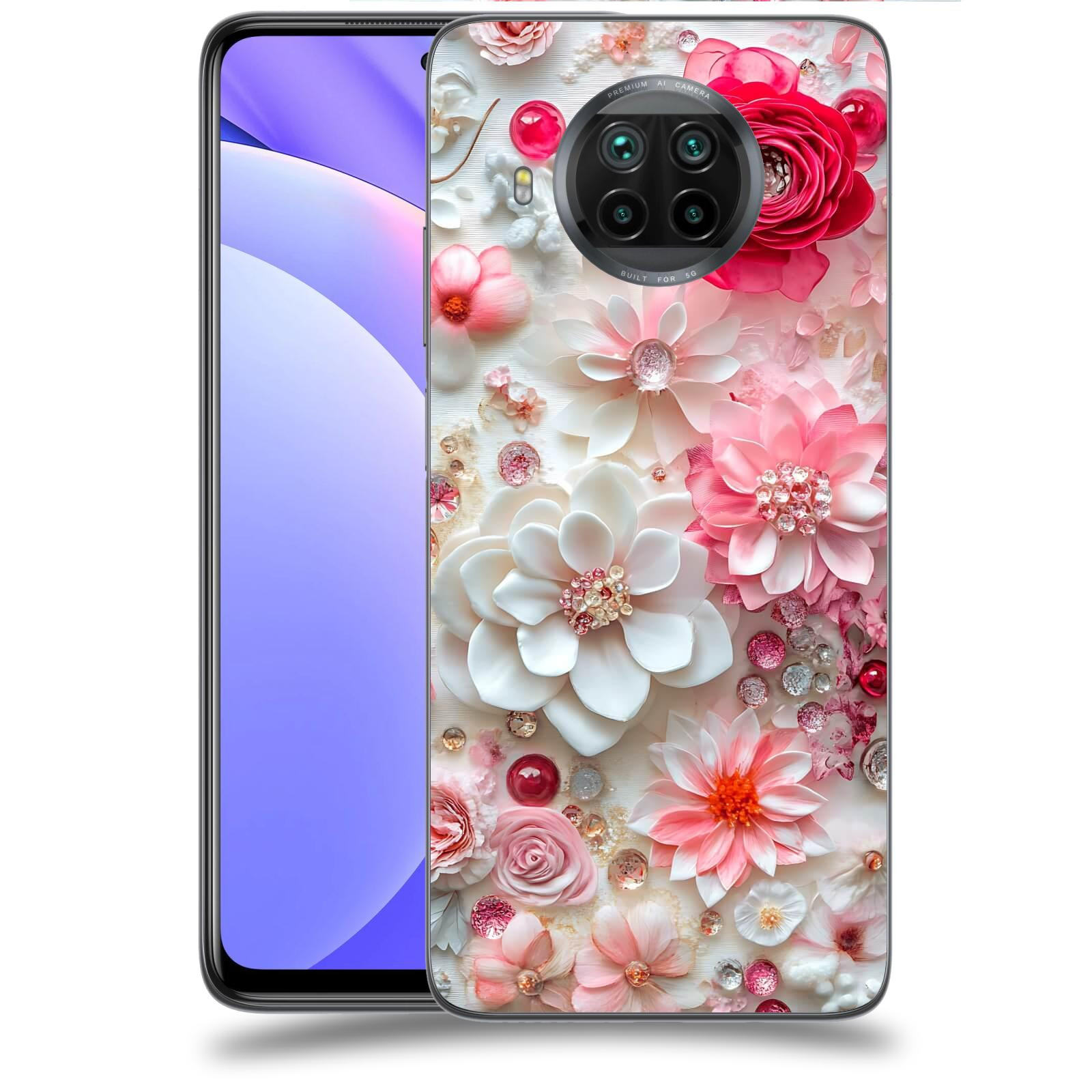 ACOVER Kryt na mobil Xiaomi Mi 10T Lite - Květinový luxus