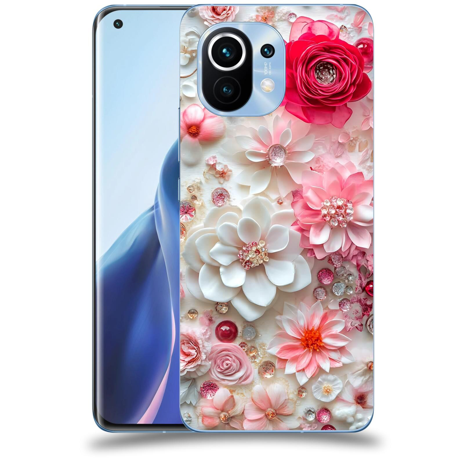 ACOVER Kryt na mobil Xiaomi Mi 11 - Květinový luxus