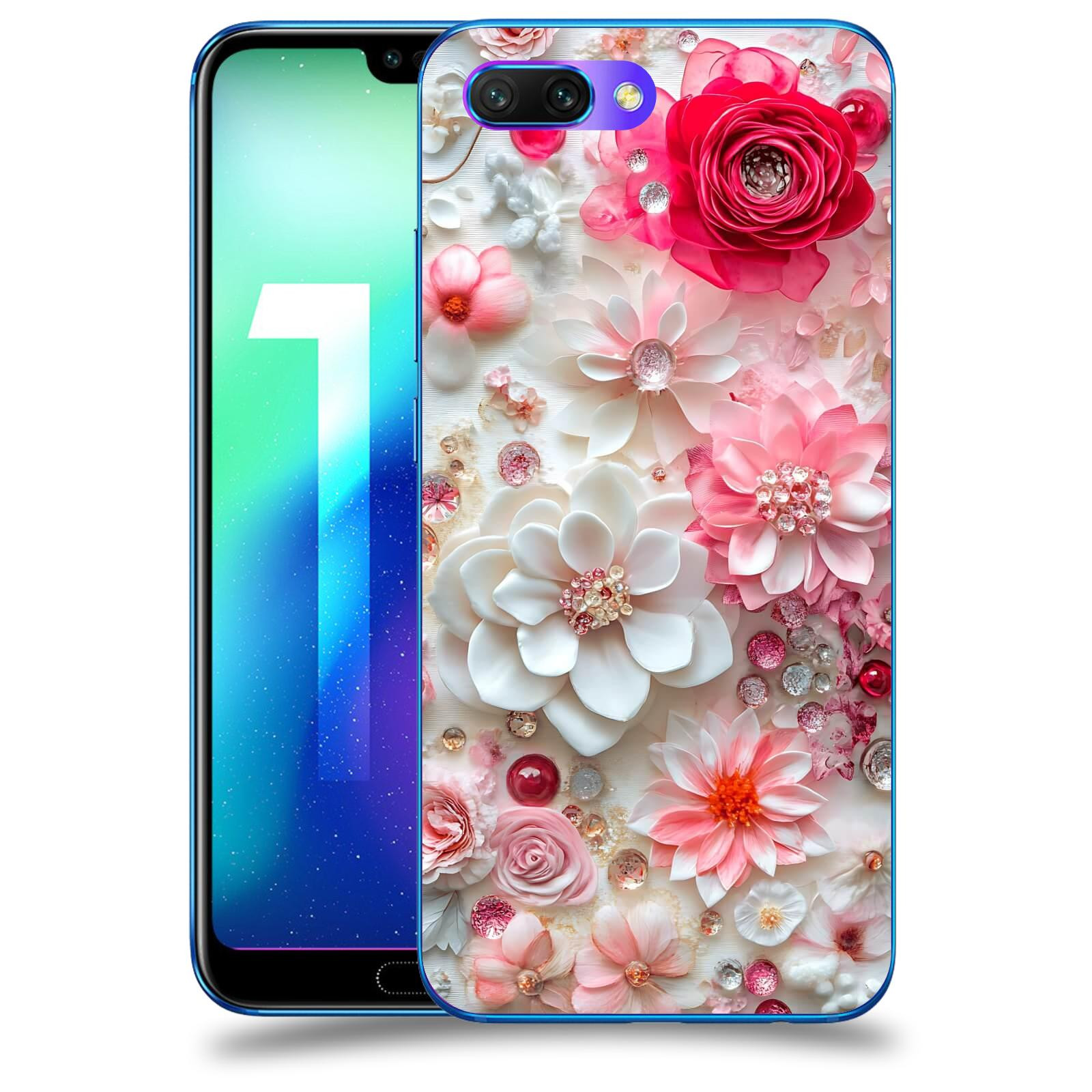 ACOVER Kryt na mobil Honor 10 - Květinový luxus