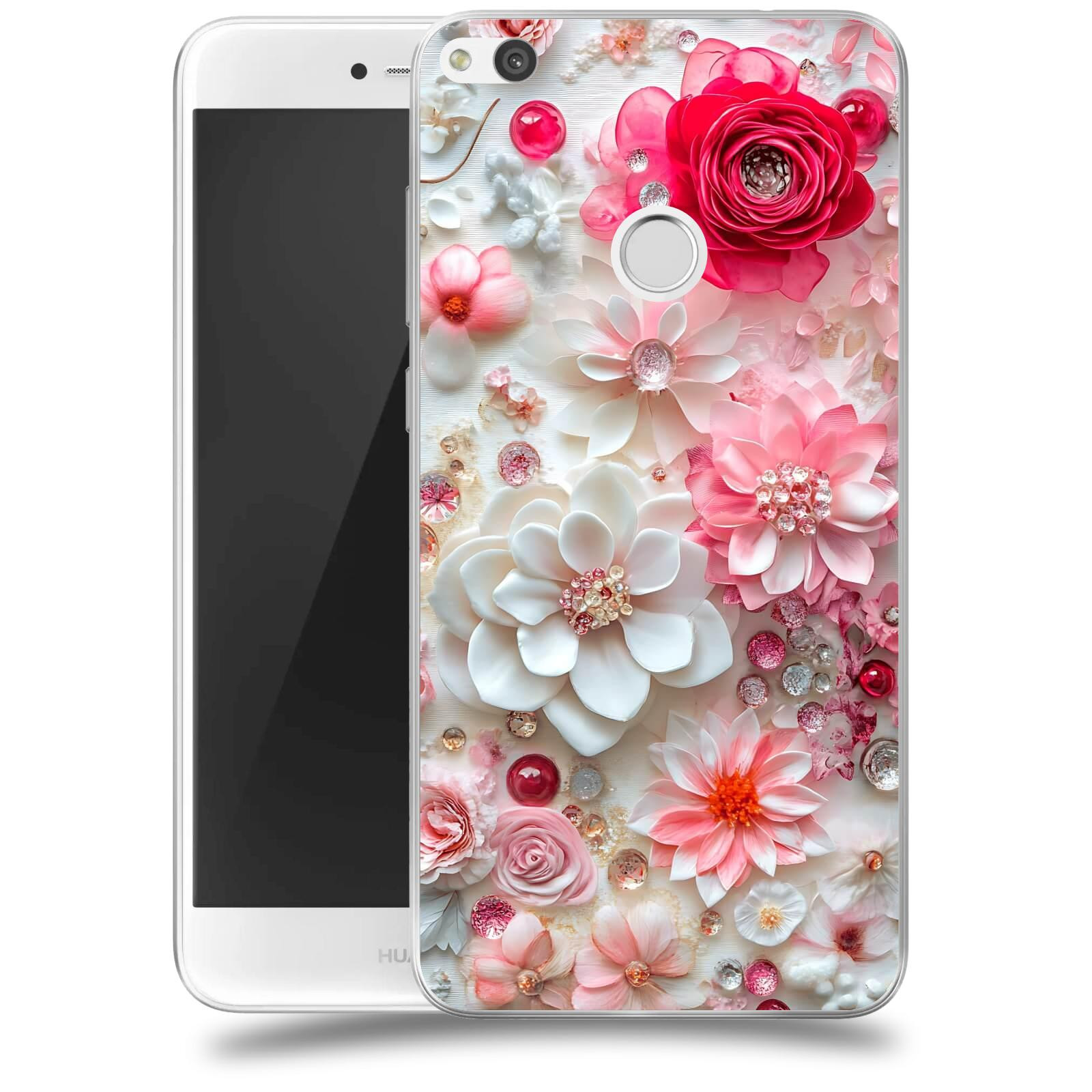 ACOVER Kryt na mobil Huawei P9 Lite 2017 - Květinový luxus