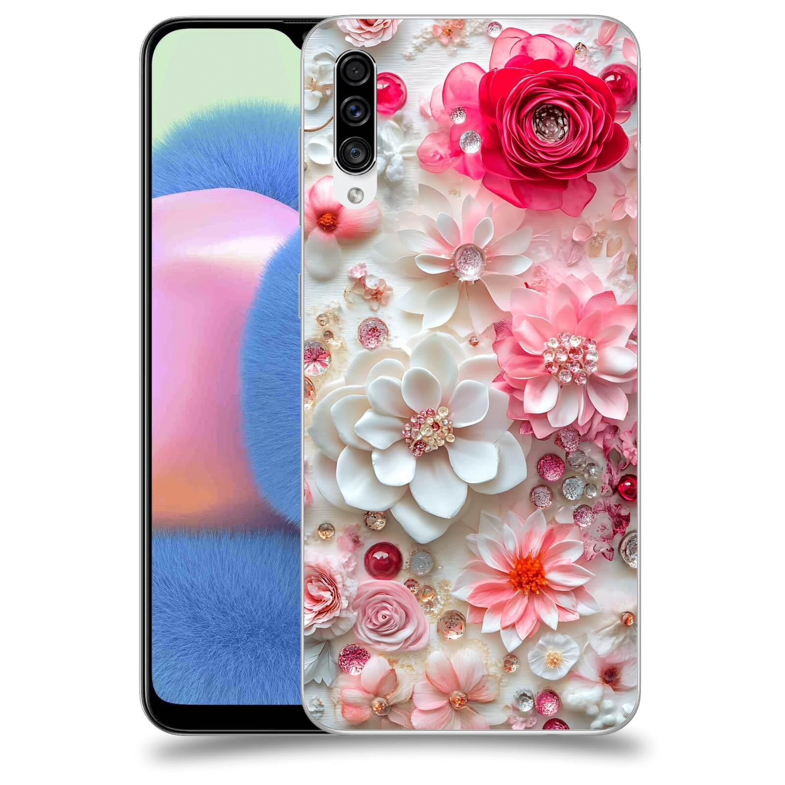 ACOVER Kryt na mobil Samsung Galaxy A30s A307F - Květinový luxus