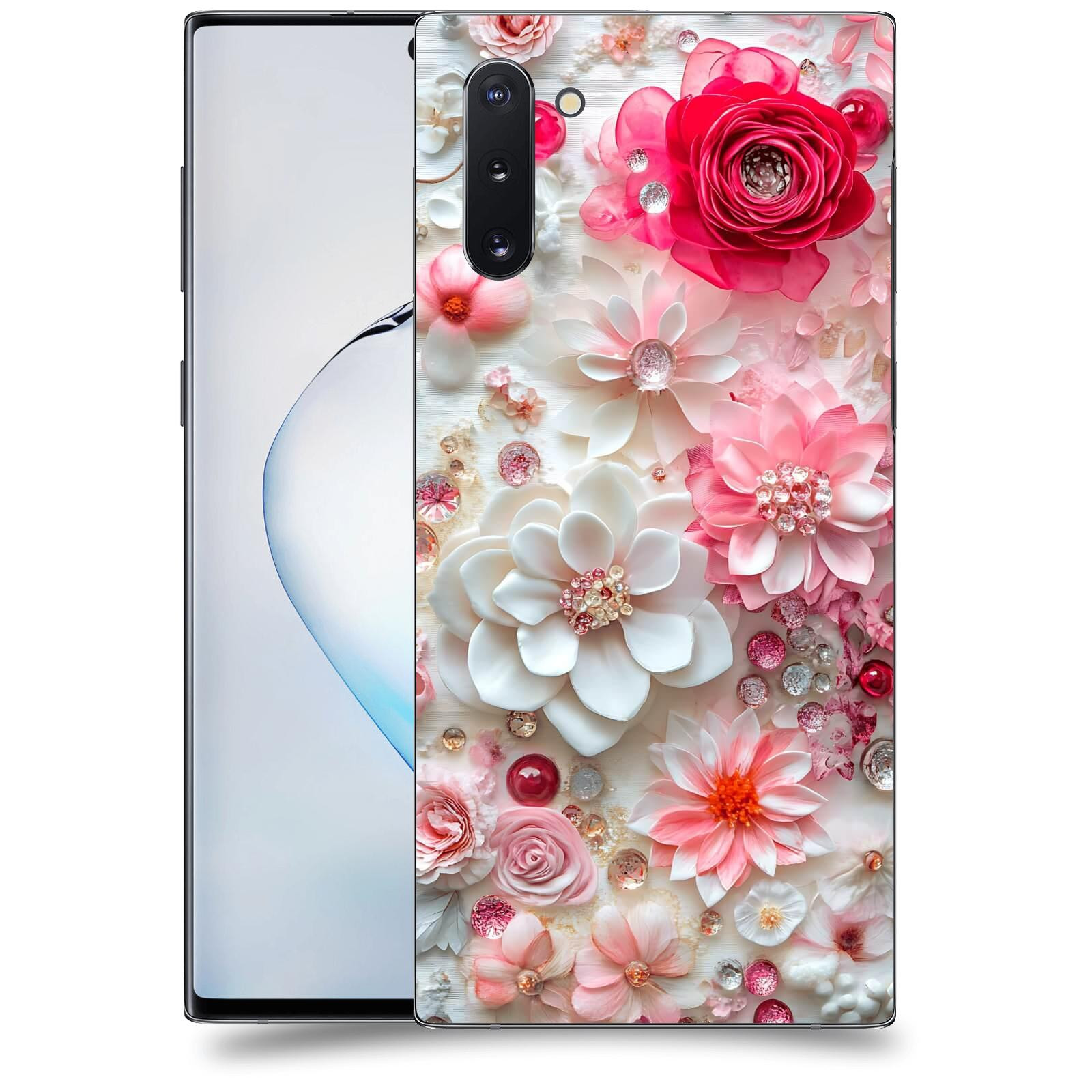 ACOVER Kryt na mobil Samsung Galaxy Note 10 N970F - Květinový luxus