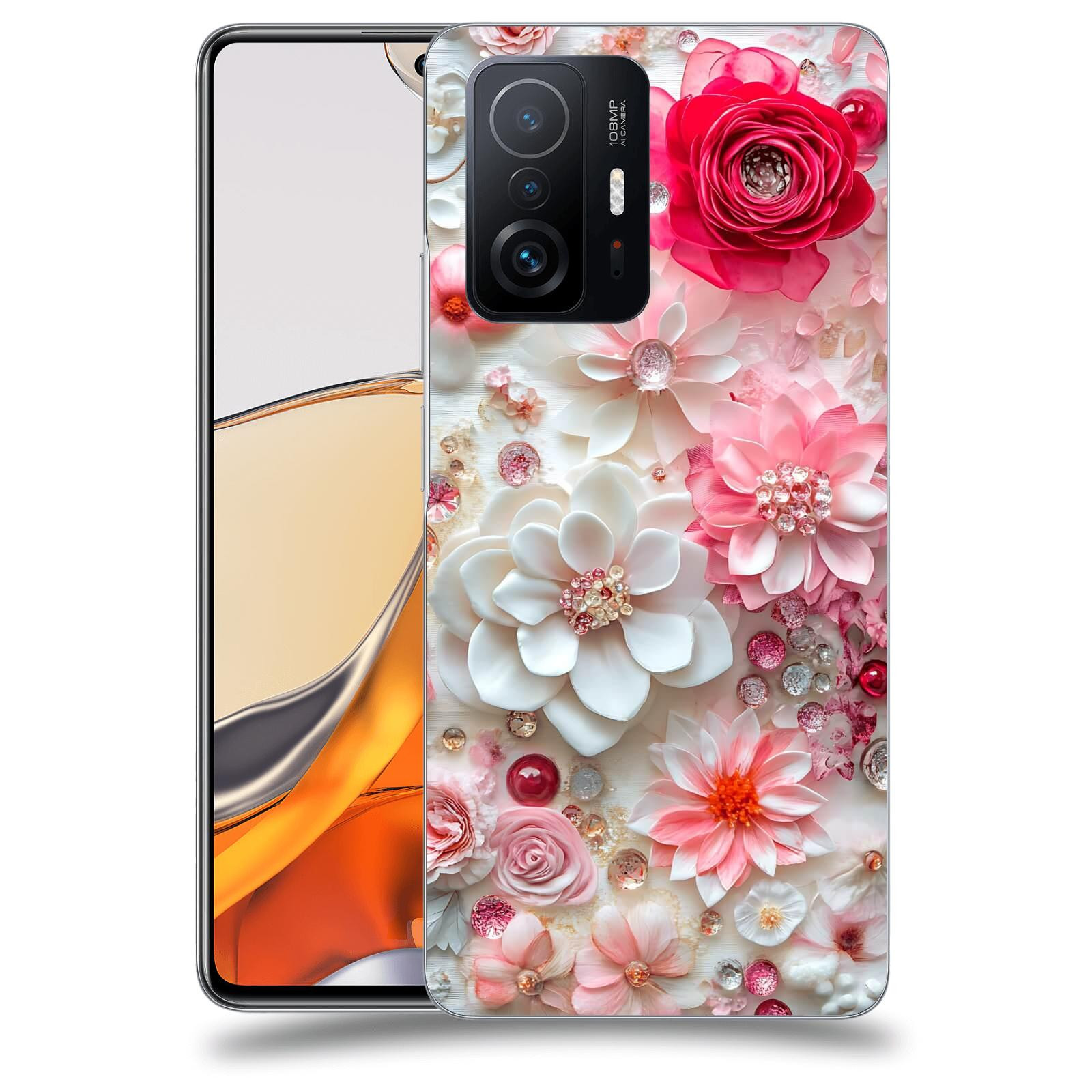 ACOVER Kryt na mobil Xiaomi 11T Pro - Květinový luxus