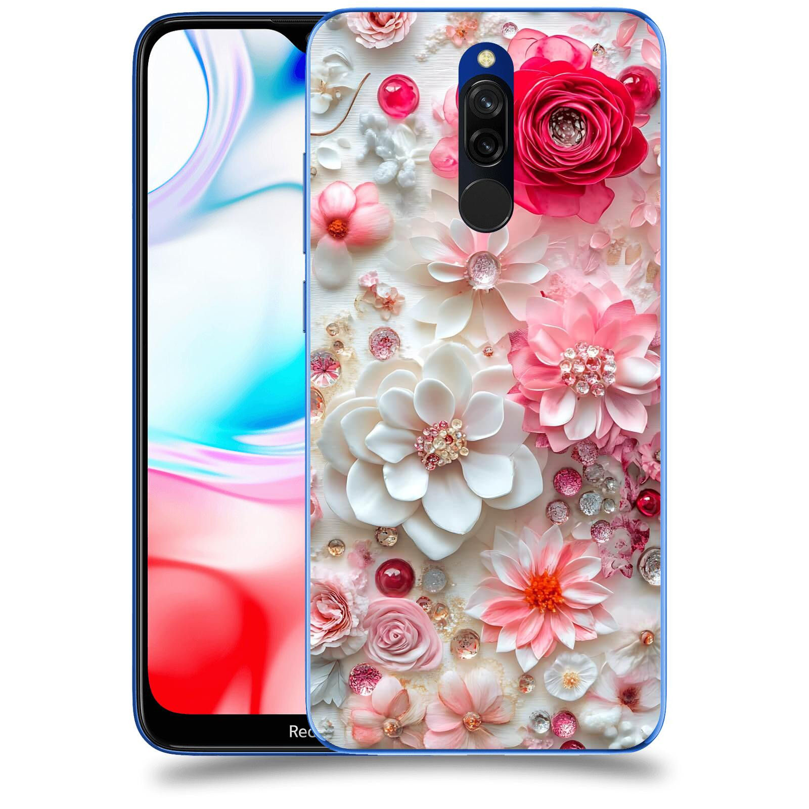ACOVER Kryt na mobil Xiaomi Redmi 8 - Květinový luxus
